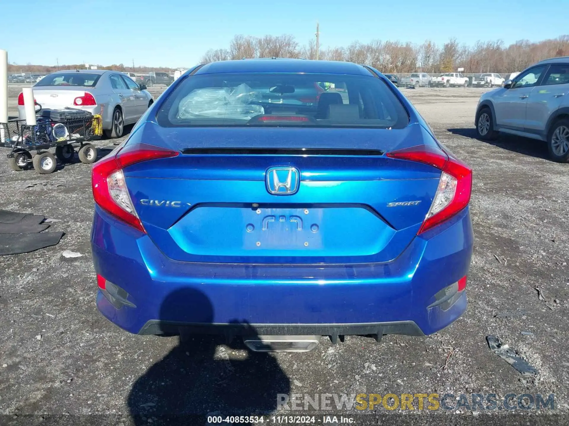 15 Photograph of a damaged car 2HGFC2F87LH516979 HONDA CIVIC 2020