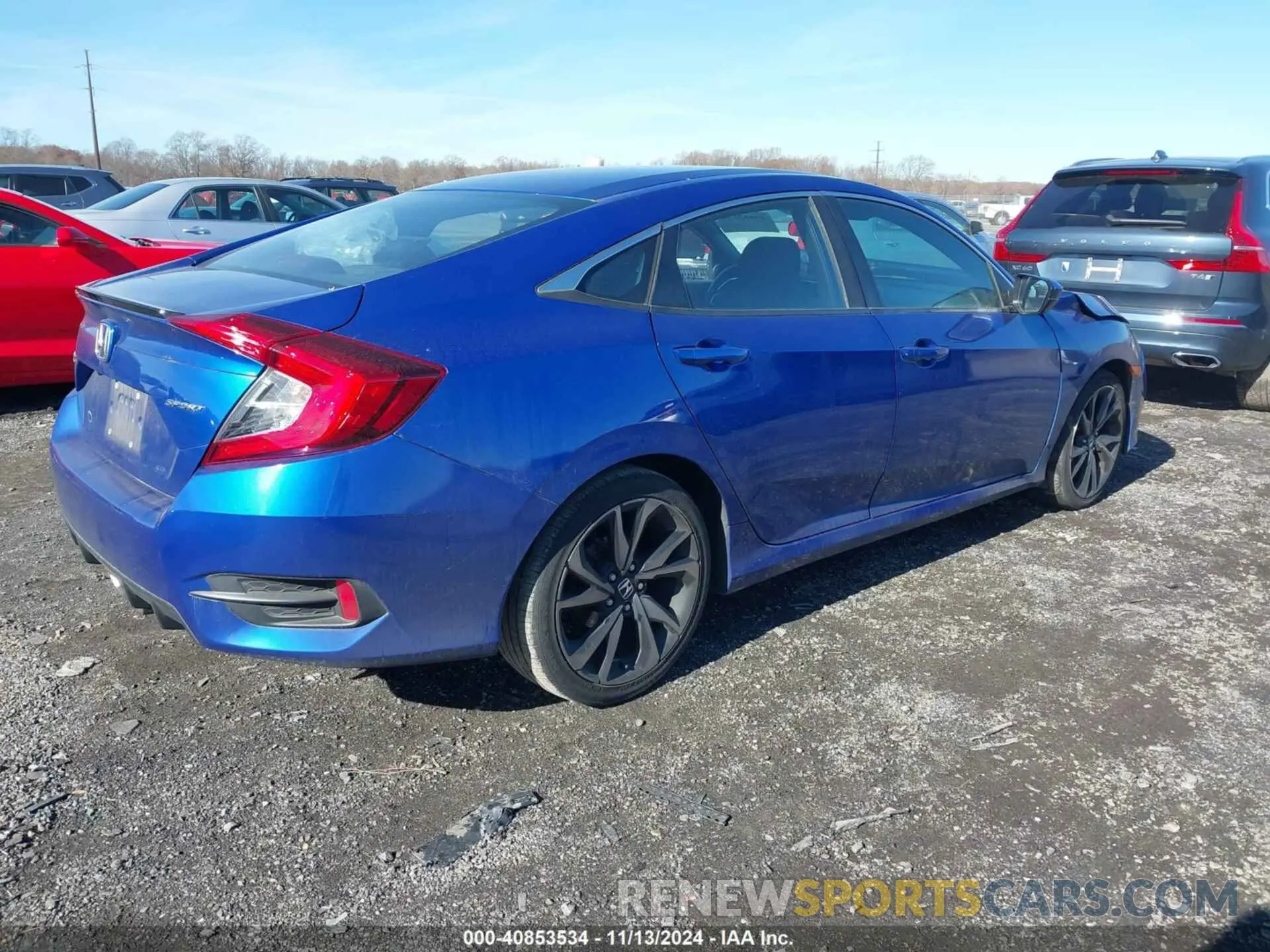 4 Photograph of a damaged car 2HGFC2F87LH516979 HONDA CIVIC 2020