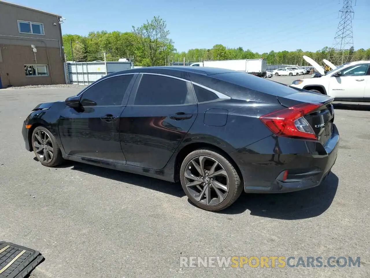 2 Photograph of a damaged car 2HGFC2F87LH525214 HONDA CIVIC 2020