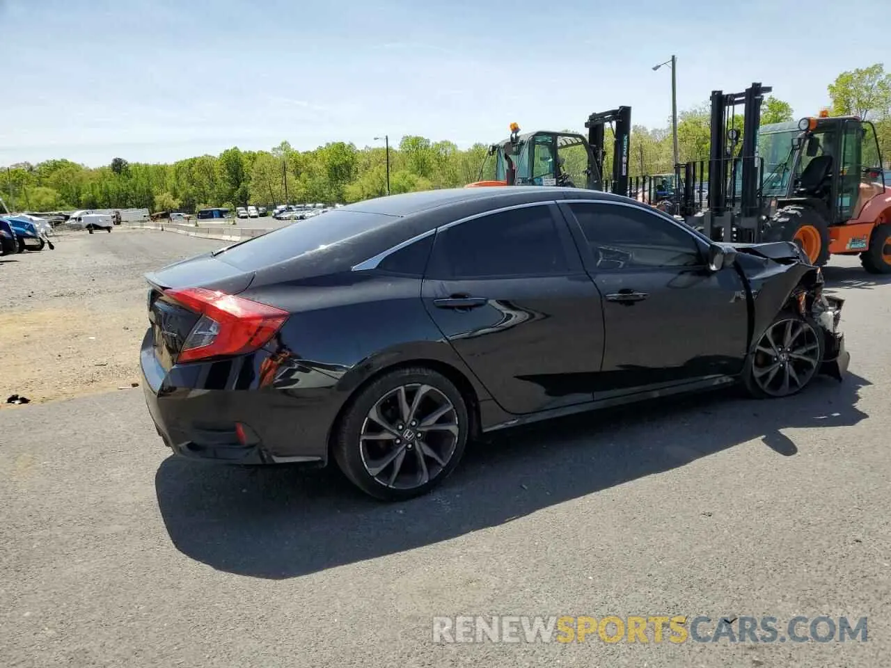 3 Photograph of a damaged car 2HGFC2F87LH525214 HONDA CIVIC 2020