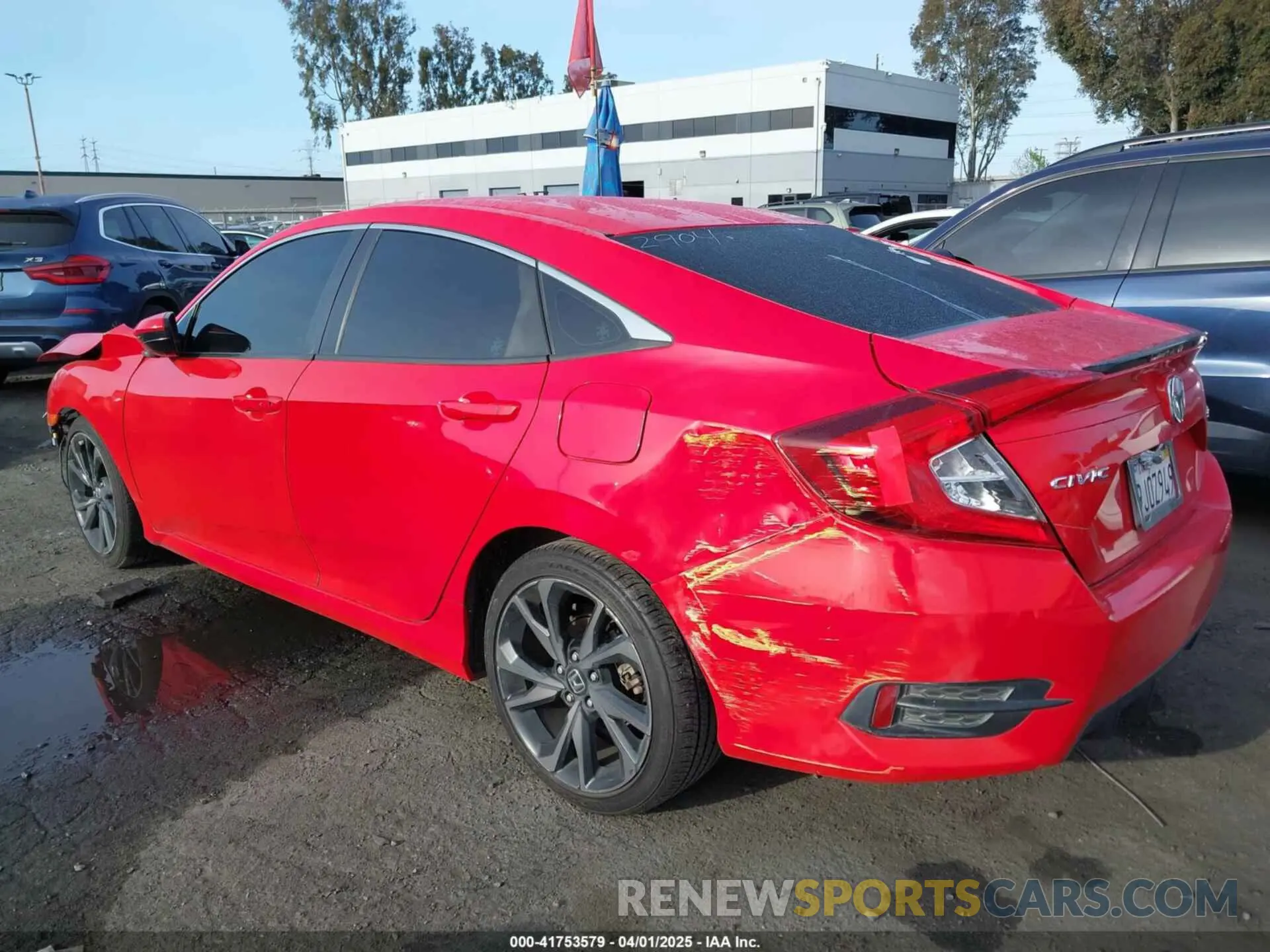 3 Photograph of a damaged car 2HGFC2F87LH533488 HONDA CIVIC 2020