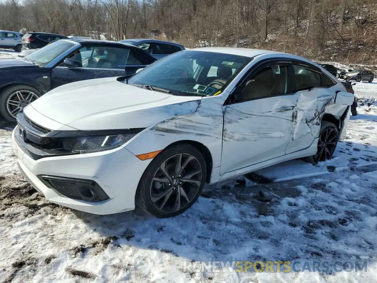 1 Photograph of a damaged car 2HGFC2F87LH540277 HONDA CIVIC 2020