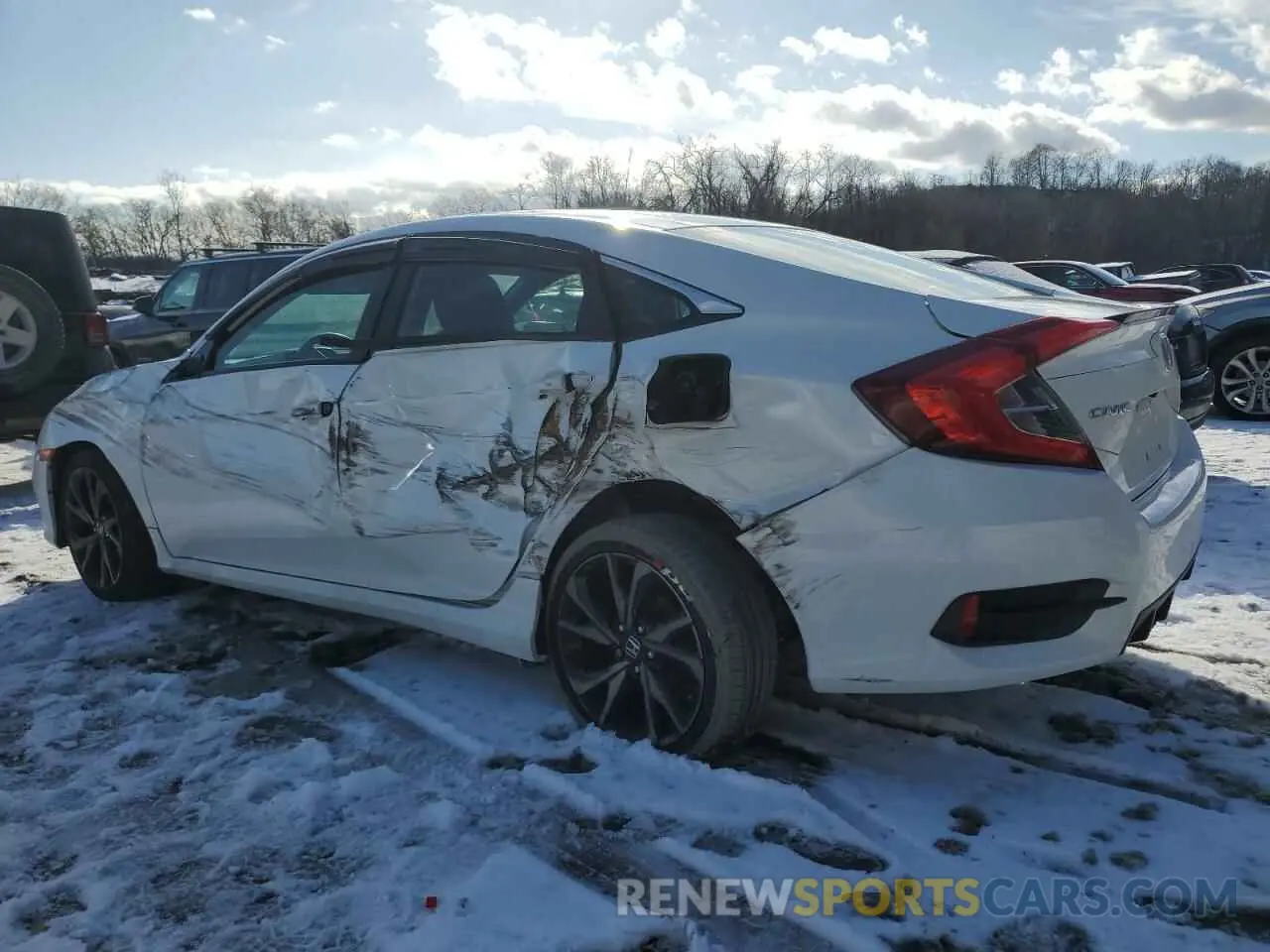 2 Photograph of a damaged car 2HGFC2F87LH540277 HONDA CIVIC 2020