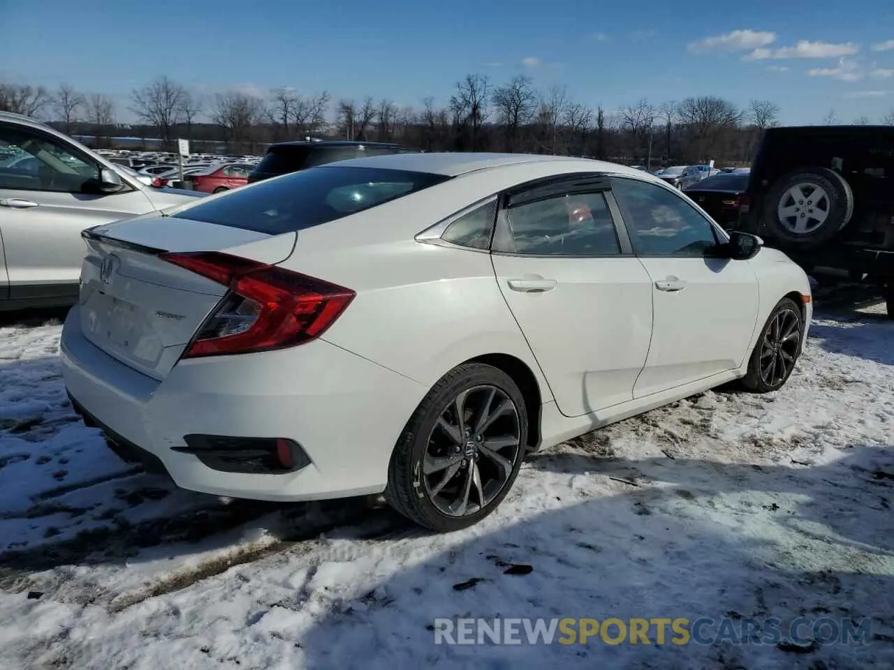 3 Photograph of a damaged car 2HGFC2F87LH540277 HONDA CIVIC 2020