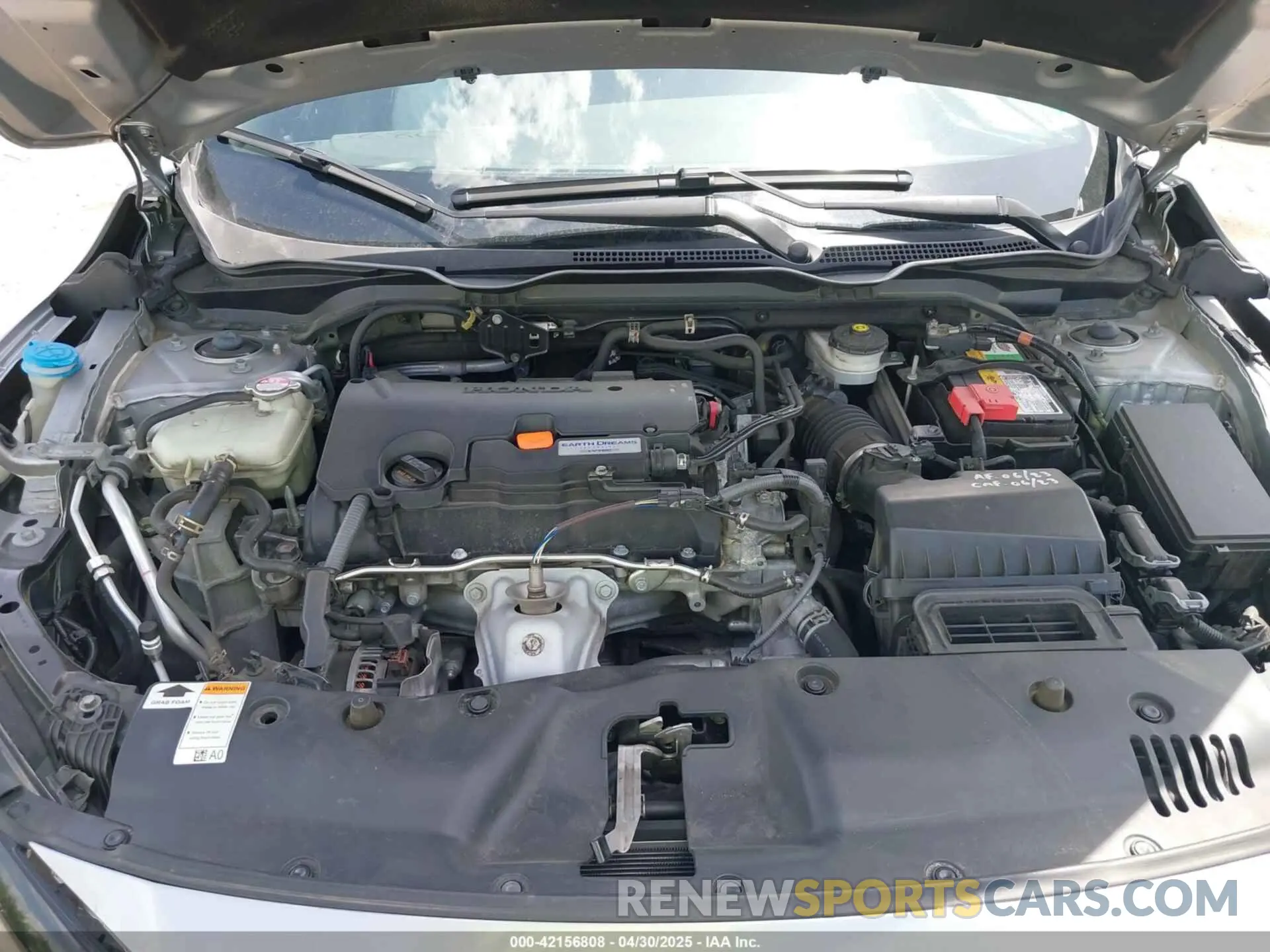 10 Photograph of a damaged car 2HGFC2F87LH542725 HONDA CIVIC 2020
