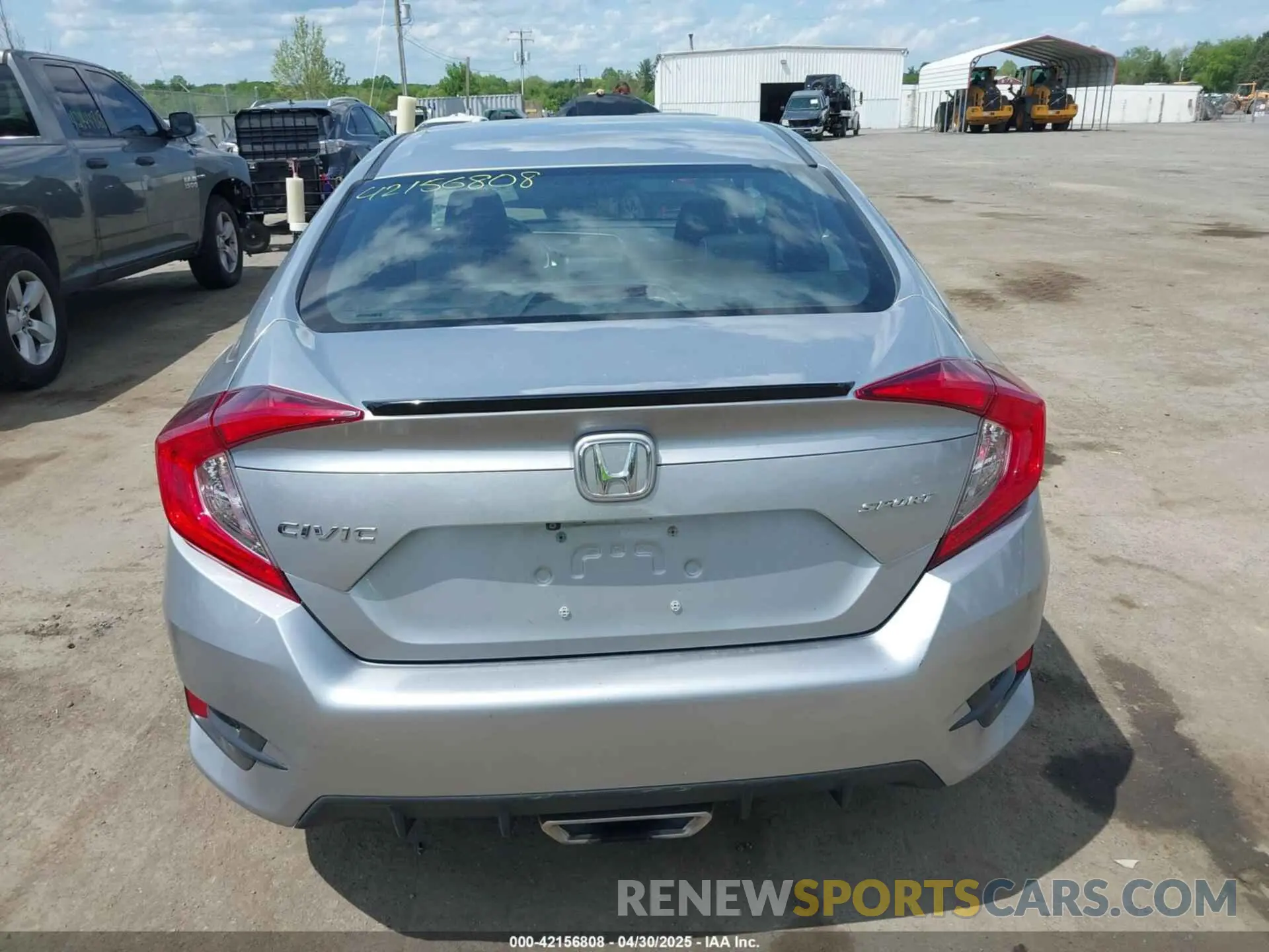 16 Photograph of a damaged car 2HGFC2F87LH542725 HONDA CIVIC 2020