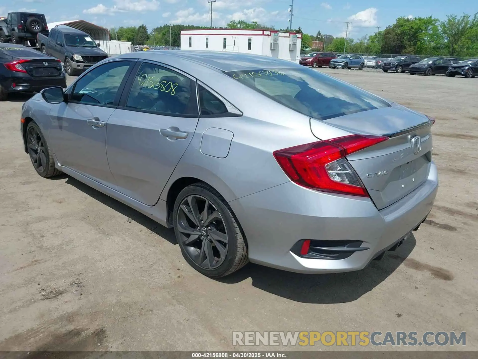 3 Photograph of a damaged car 2HGFC2F87LH542725 HONDA CIVIC 2020