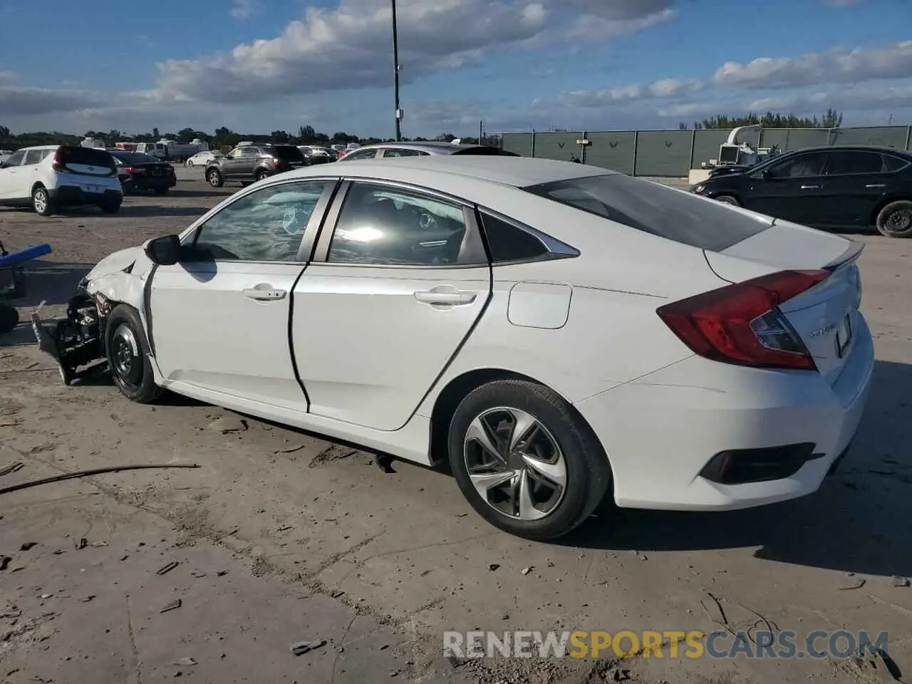 2 Photograph of a damaged car 2HGFC2F87LH547178 HONDA CIVIC 2020