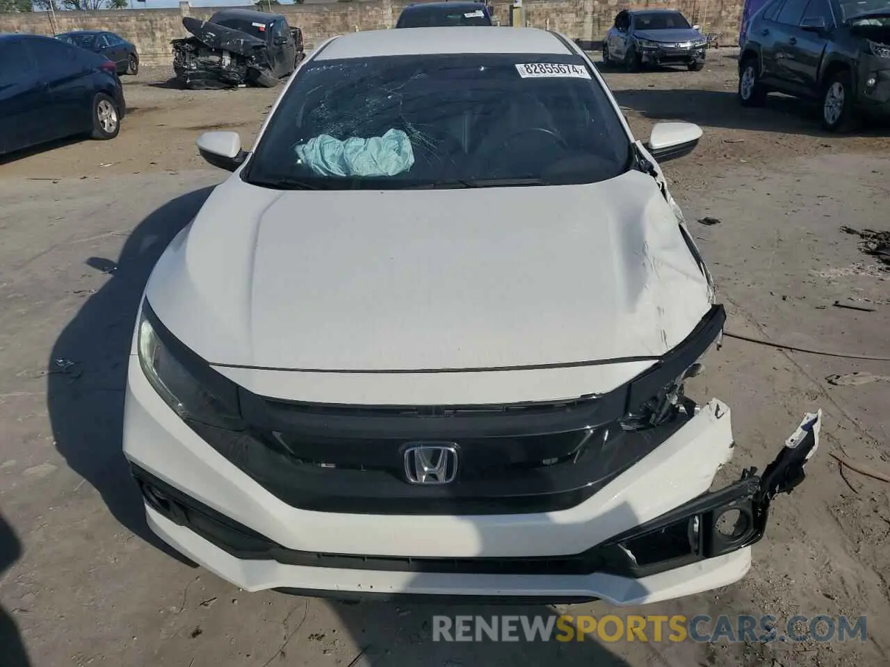 5 Photograph of a damaged car 2HGFC2F87LH547178 HONDA CIVIC 2020