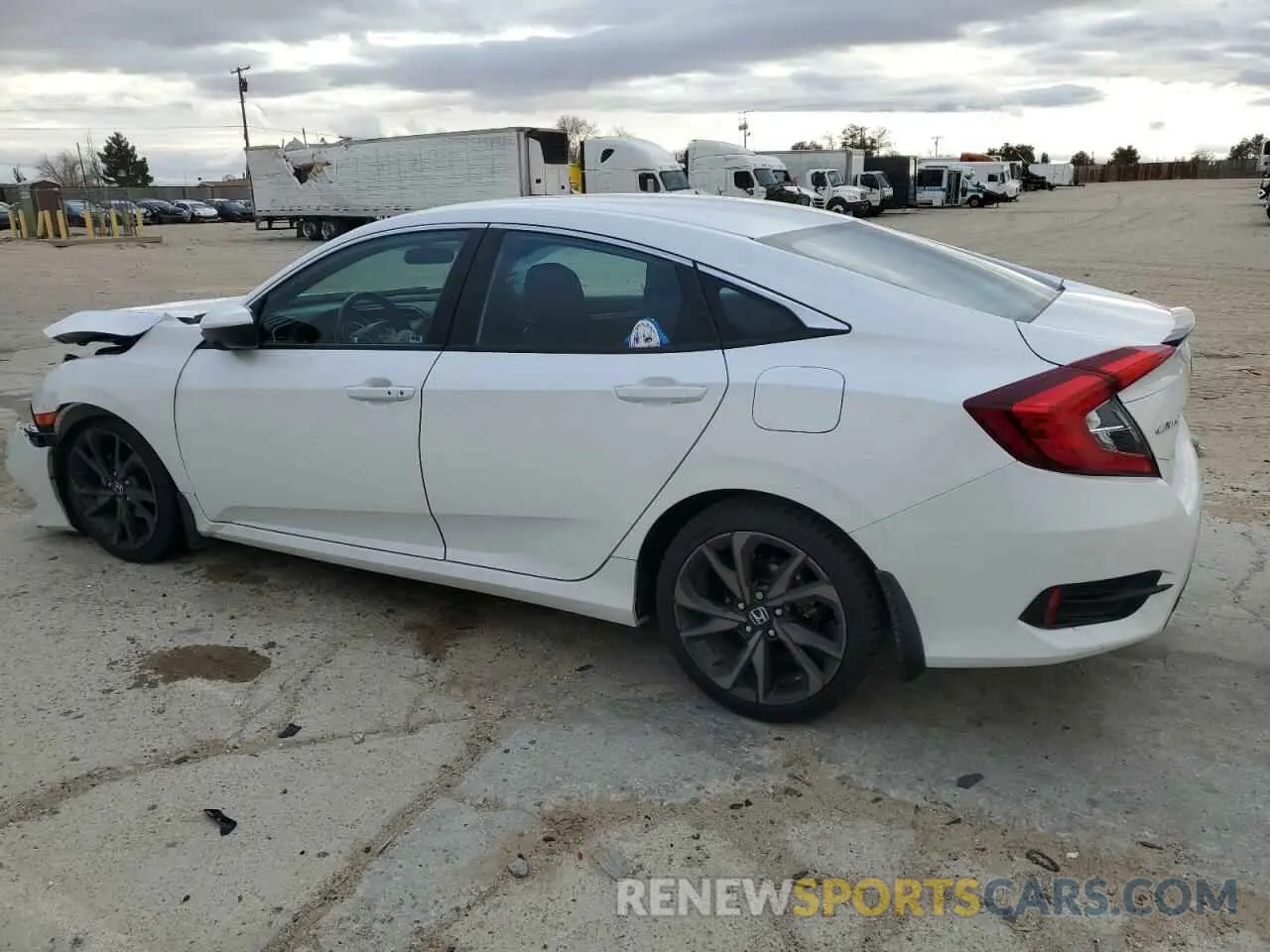 2 Photograph of a damaged car 2HGFC2F87LH554731 HONDA CIVIC 2020