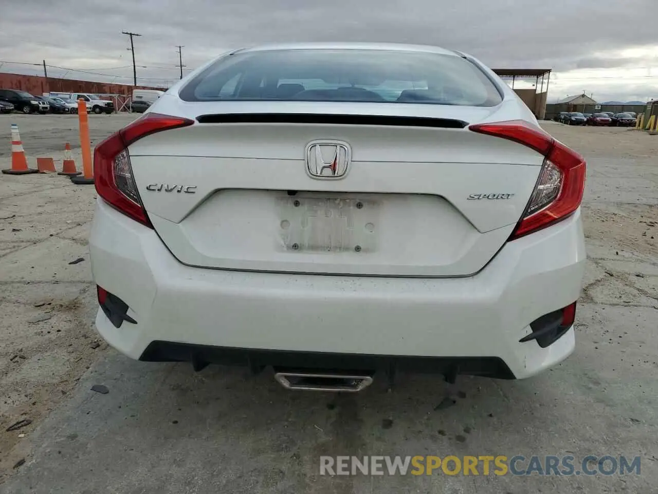 6 Photograph of a damaged car 2HGFC2F87LH554731 HONDA CIVIC 2020
