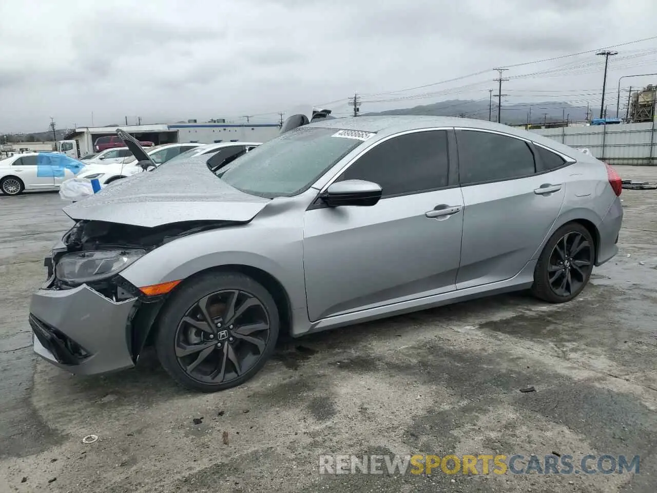 1 Photograph of a damaged car 2HGFC2F87LH557810 HONDA CIVIC 2020