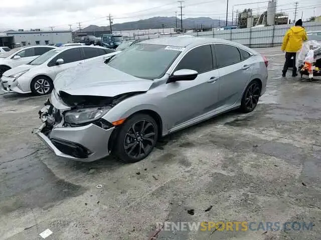 10 Photograph of a damaged car 2HGFC2F87LH557810 HONDA CIVIC 2020