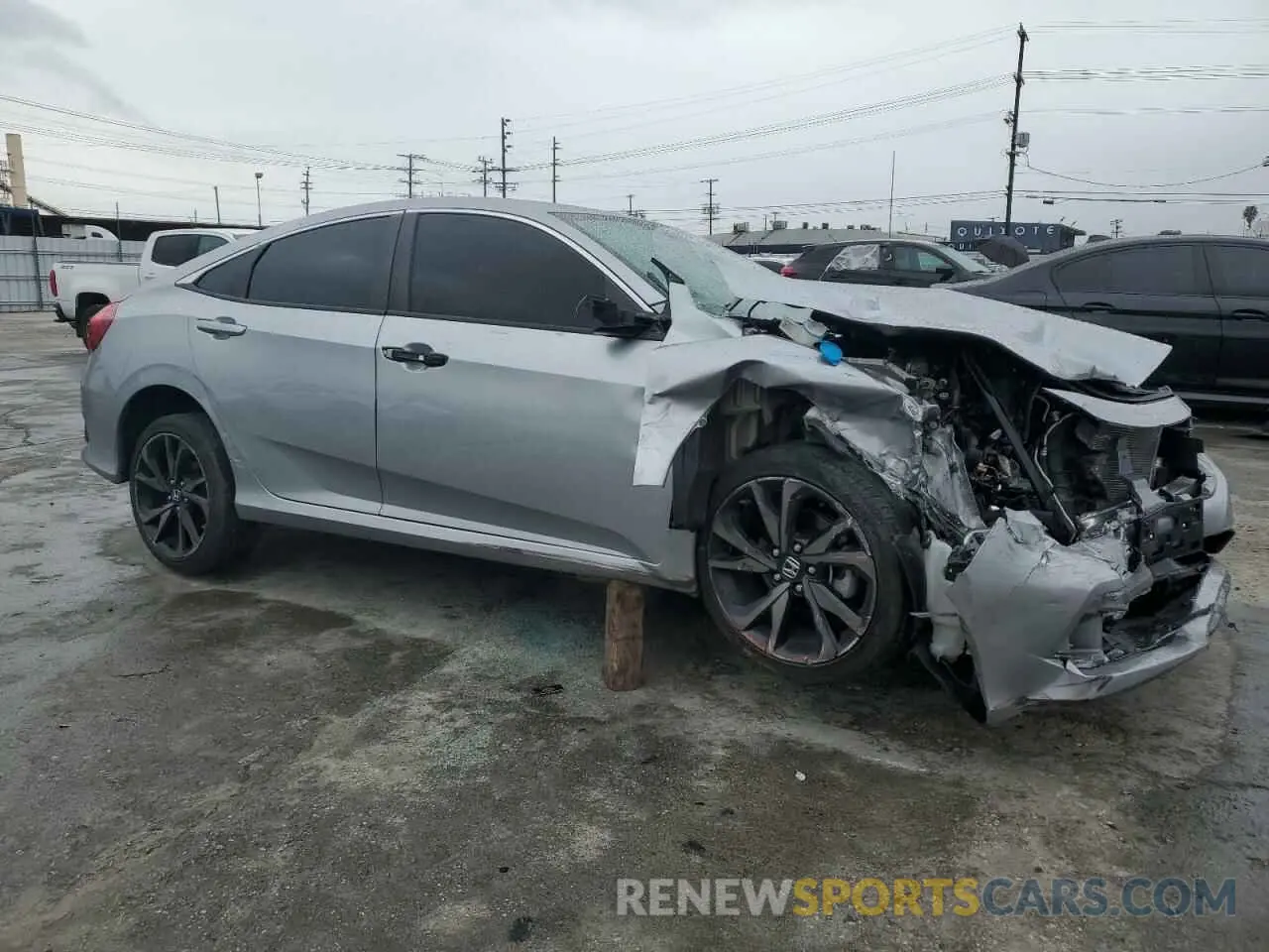 4 Photograph of a damaged car 2HGFC2F87LH557810 HONDA CIVIC 2020