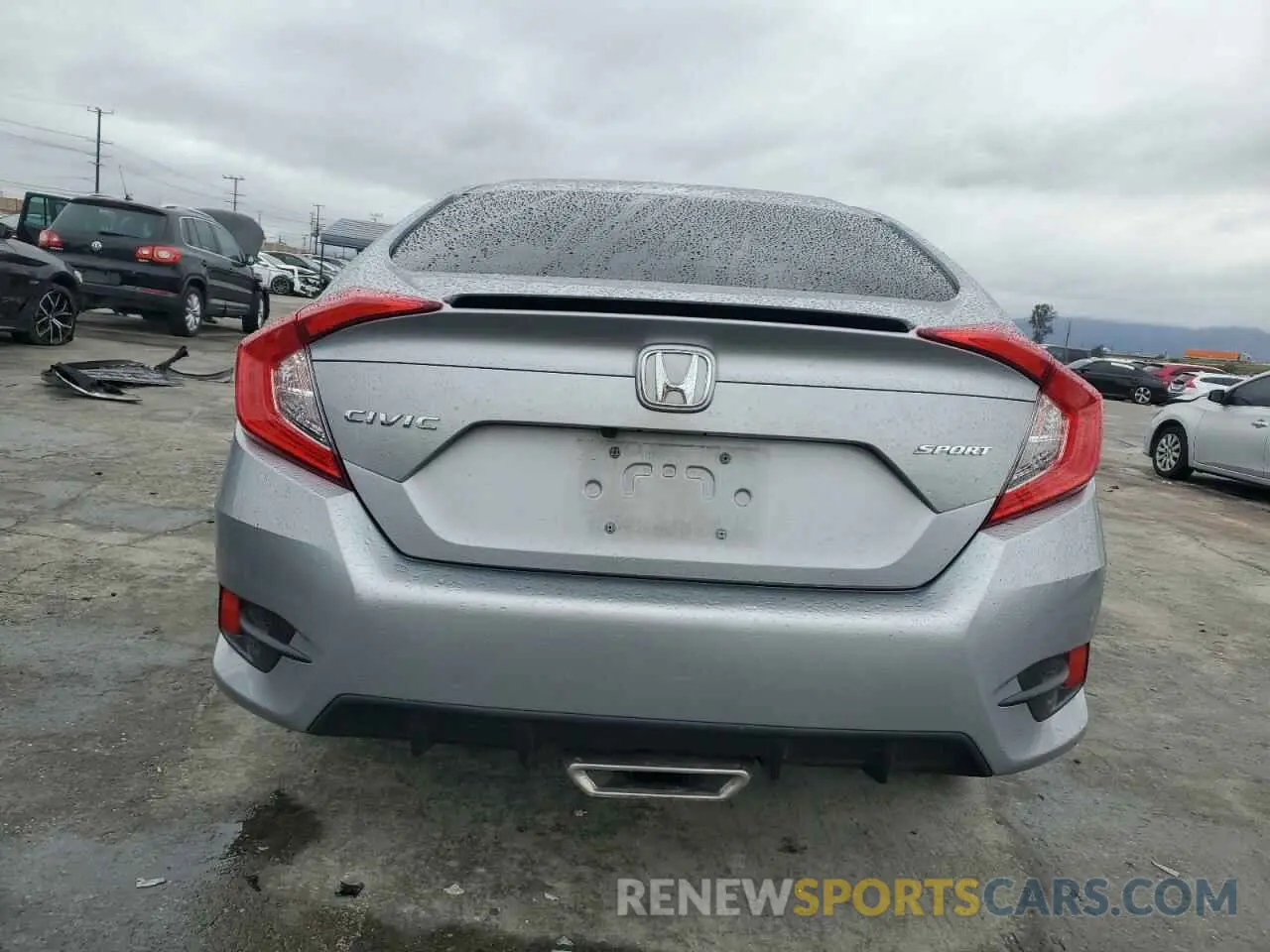 6 Photograph of a damaged car 2HGFC2F87LH557810 HONDA CIVIC 2020
