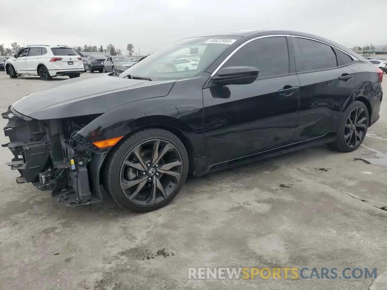 1 Photograph of a damaged car 2HGFC2F87LH574235 HONDA CIVIC 2020