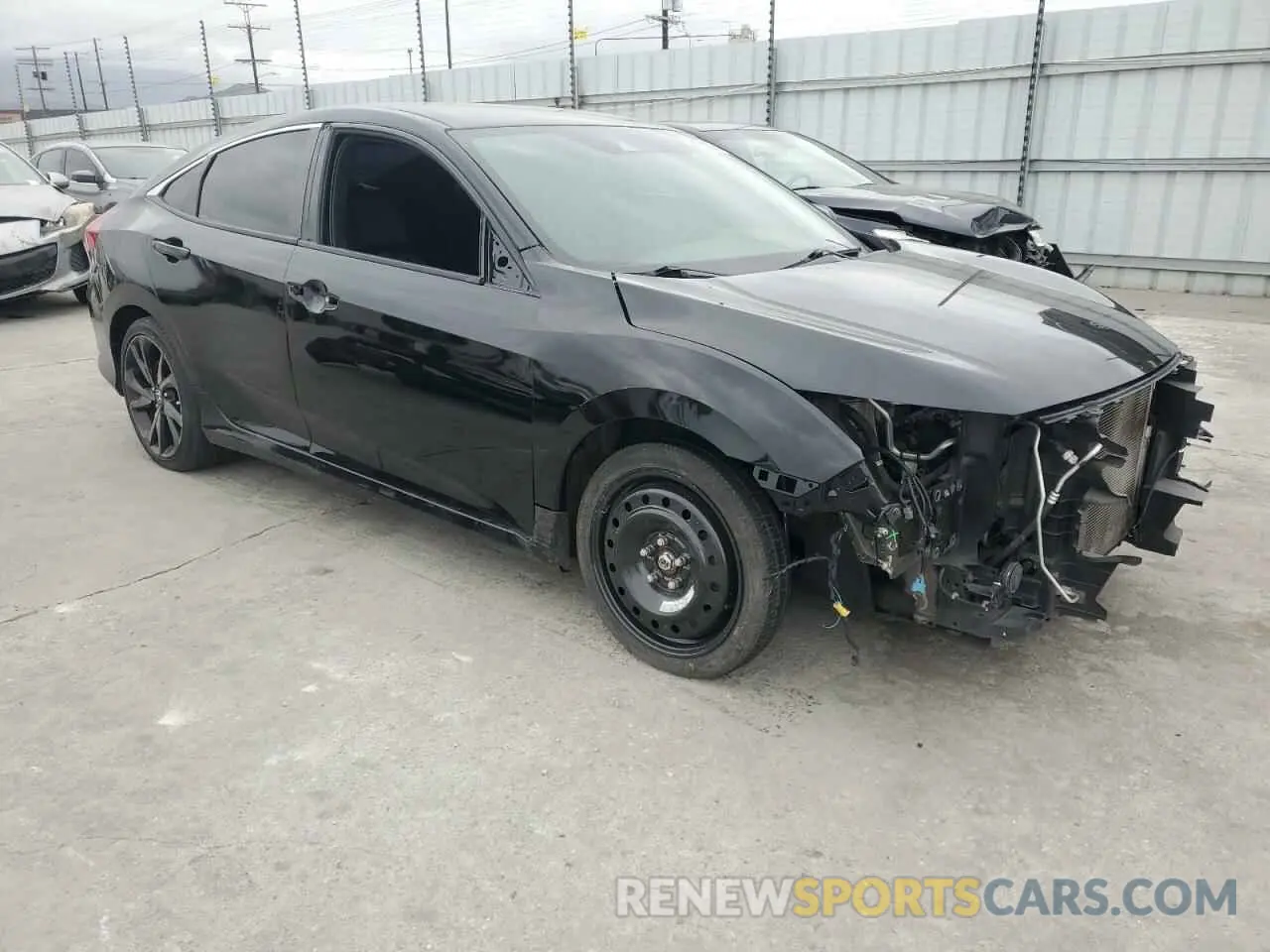 4 Photograph of a damaged car 2HGFC2F87LH574235 HONDA CIVIC 2020