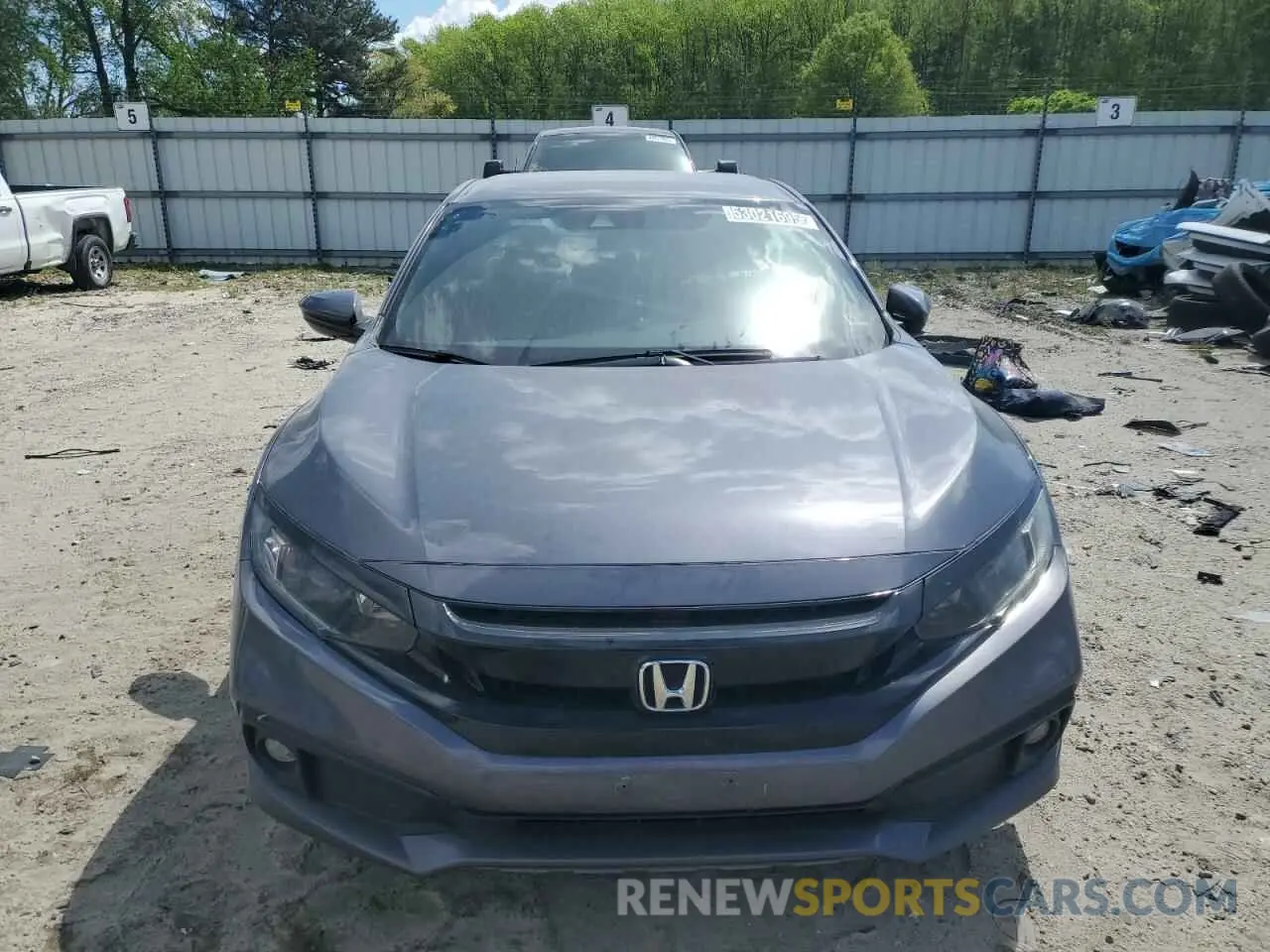 5 Photograph of a damaged car 2HGFC2F87LH581864 HONDA CIVIC 2020