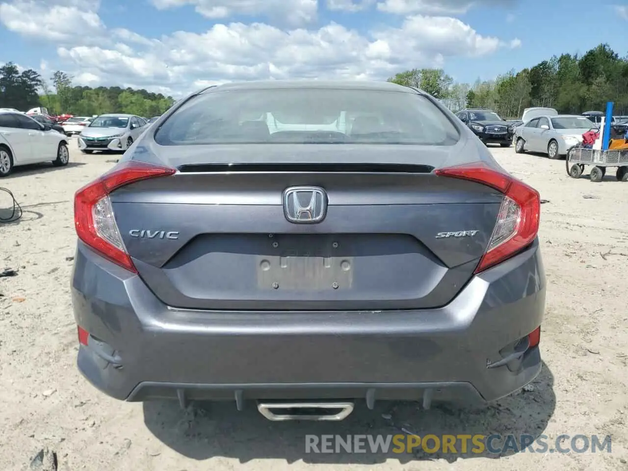 6 Photograph of a damaged car 2HGFC2F87LH581864 HONDA CIVIC 2020