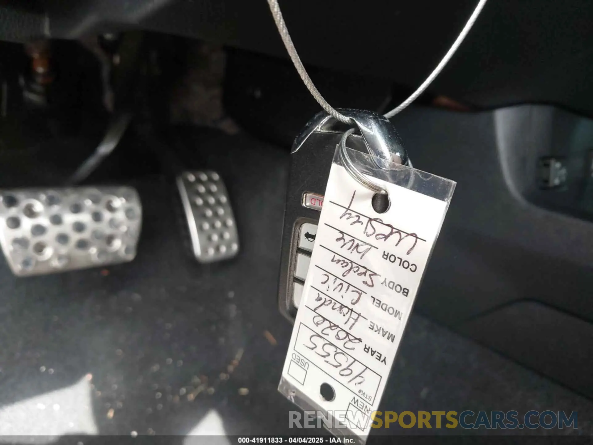 11 Photograph of a damaged car 2HGFC2F87LH584506 HONDA CIVIC 2020