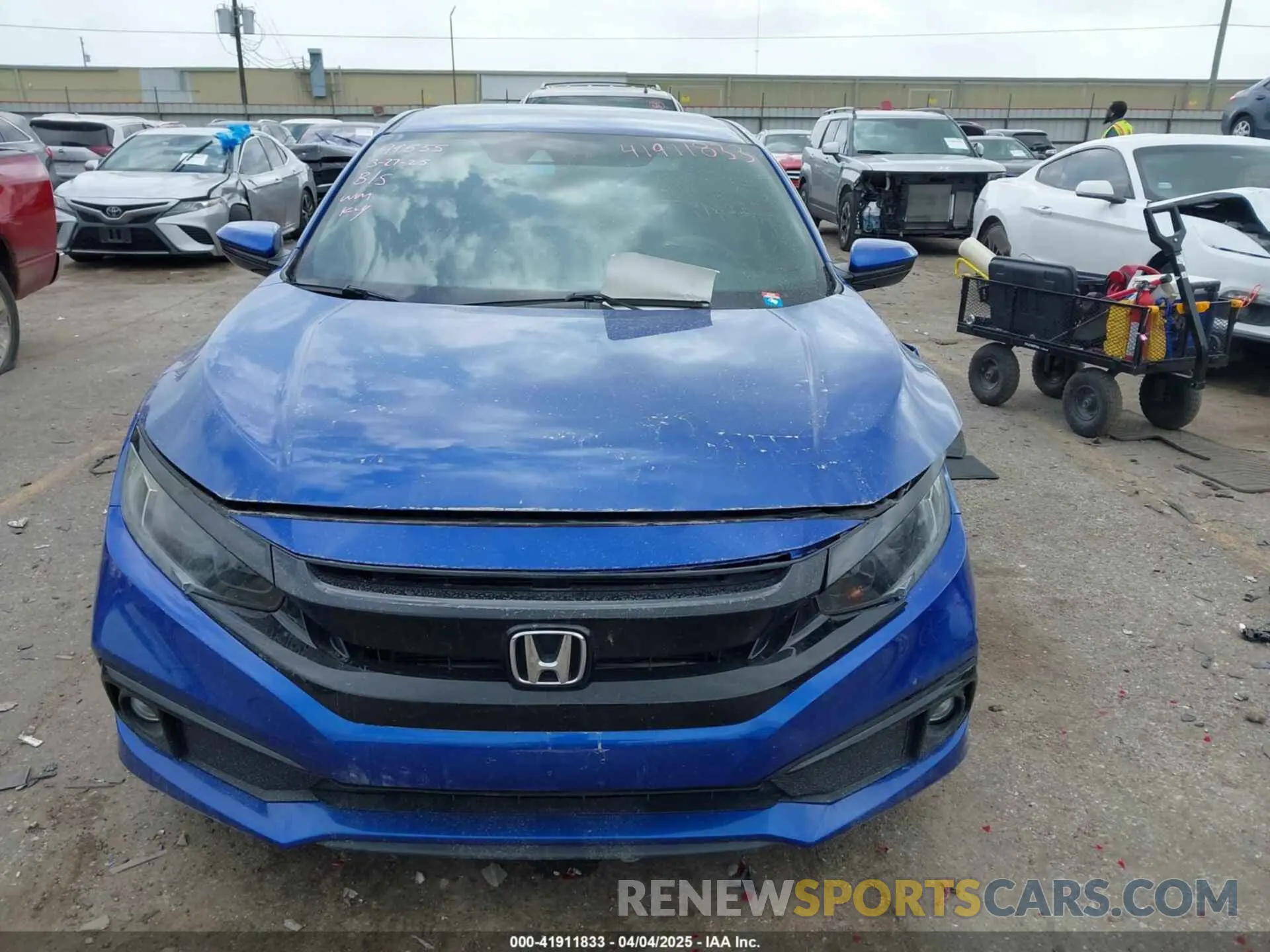 12 Photograph of a damaged car 2HGFC2F87LH584506 HONDA CIVIC 2020