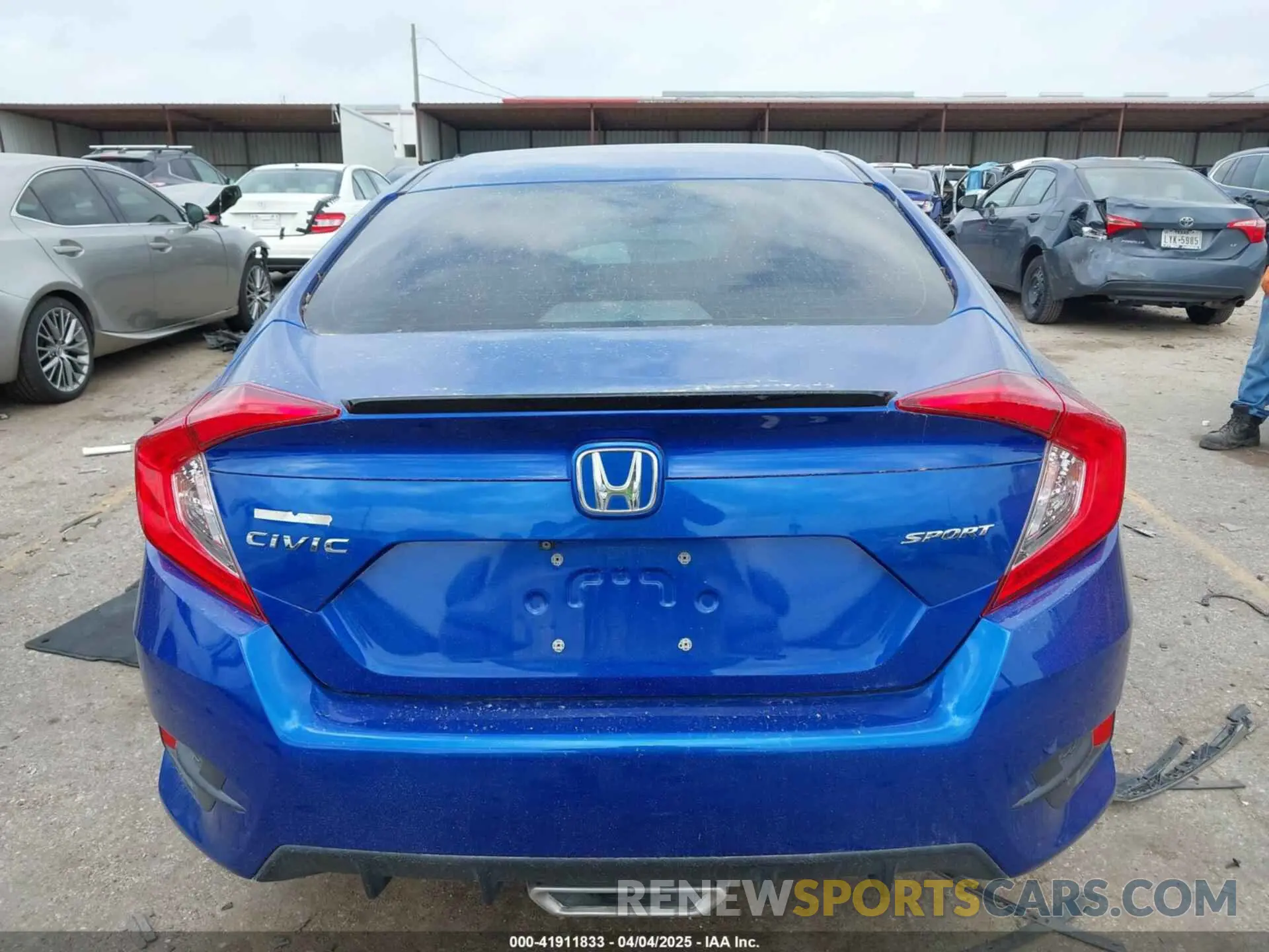 16 Photograph of a damaged car 2HGFC2F87LH584506 HONDA CIVIC 2020