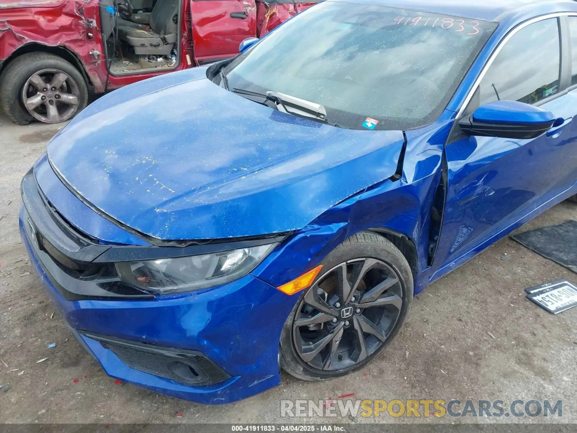 6 Photograph of a damaged car 2HGFC2F87LH584506 HONDA CIVIC 2020
