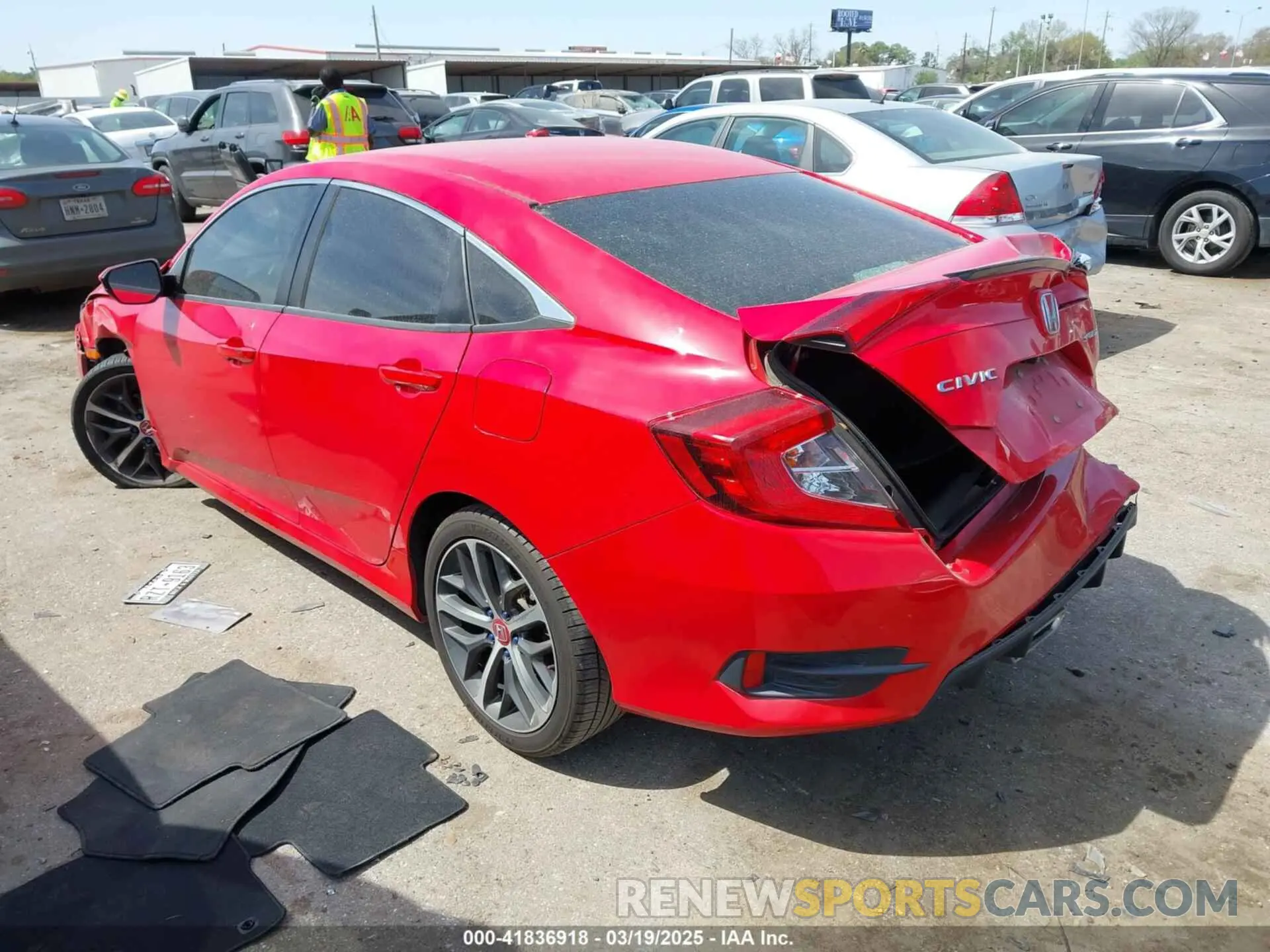 3 Photograph of a damaged car 2HGFC2F87LH586109 HONDA CIVIC 2020