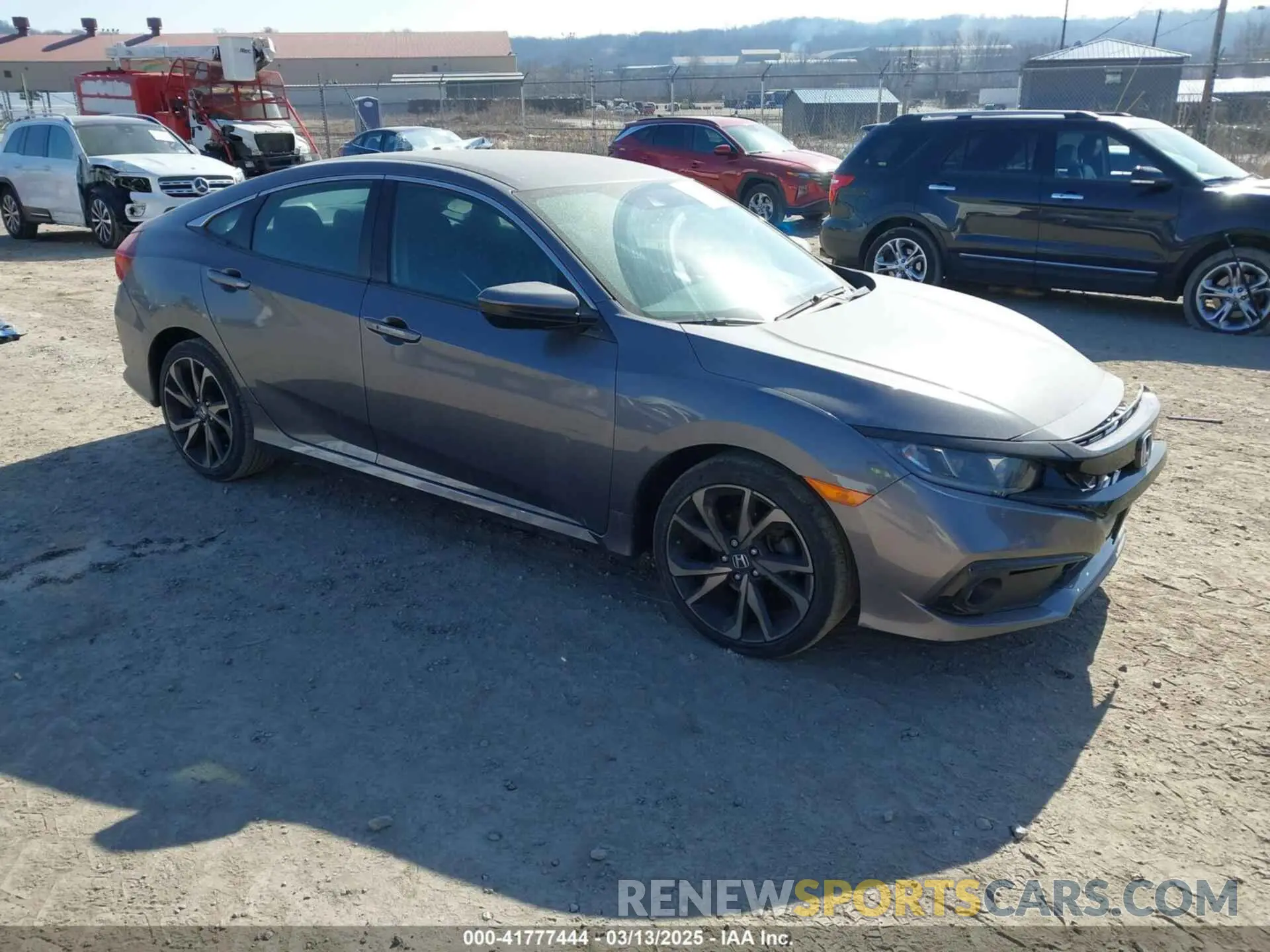 1 Photograph of a damaged car 2HGFC2F87LH586353 HONDA CIVIC 2020