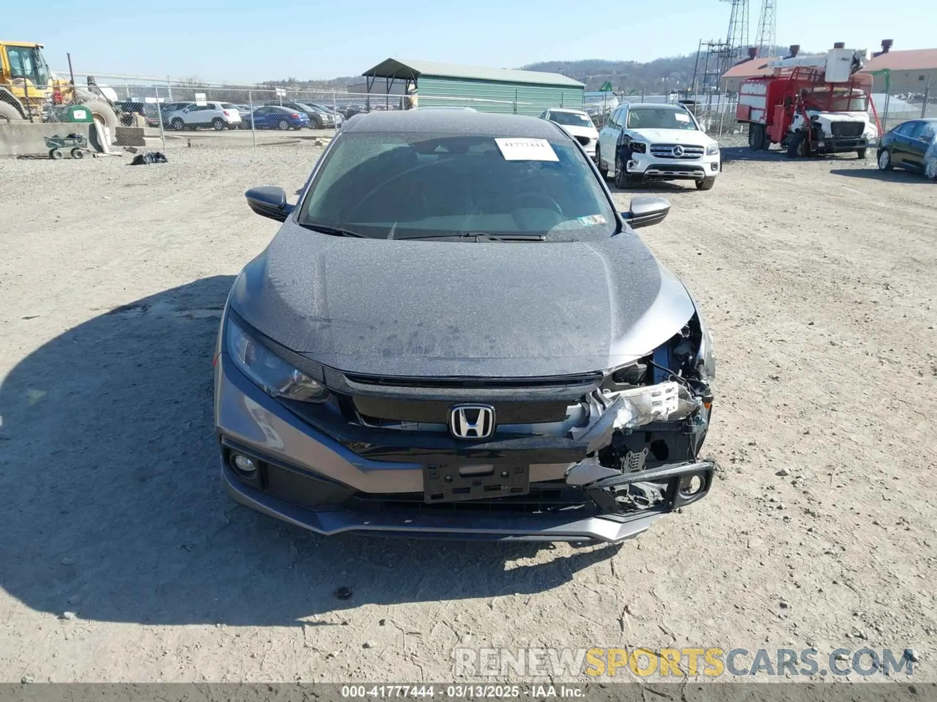 13 Photograph of a damaged car 2HGFC2F87LH586353 HONDA CIVIC 2020