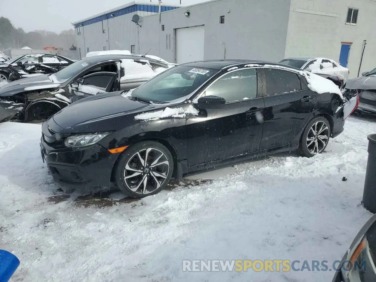 1 Photograph of a damaged car 2HGFC2F88LH005801 HONDA CIVIC 2020