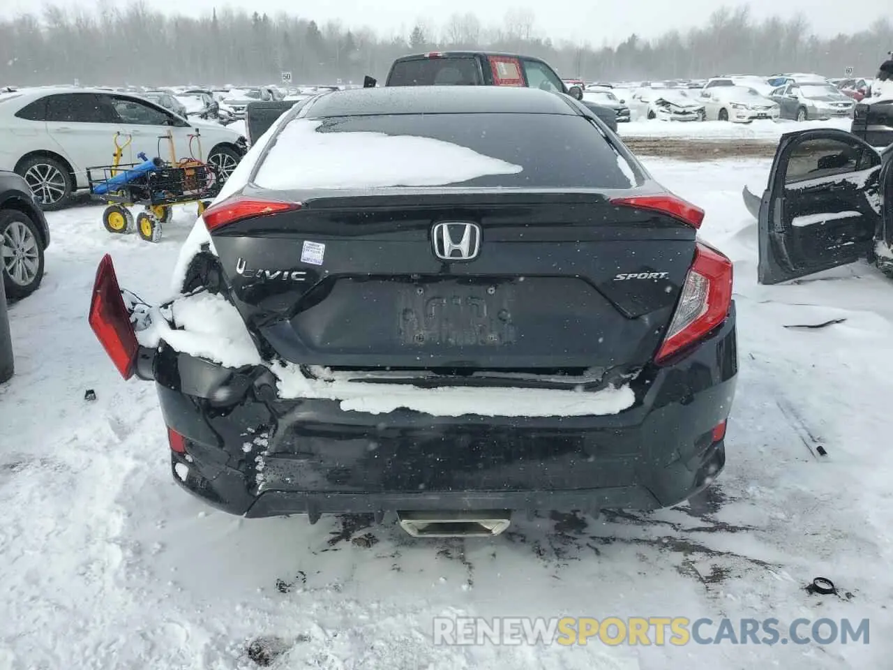 6 Photograph of a damaged car 2HGFC2F88LH005801 HONDA CIVIC 2020