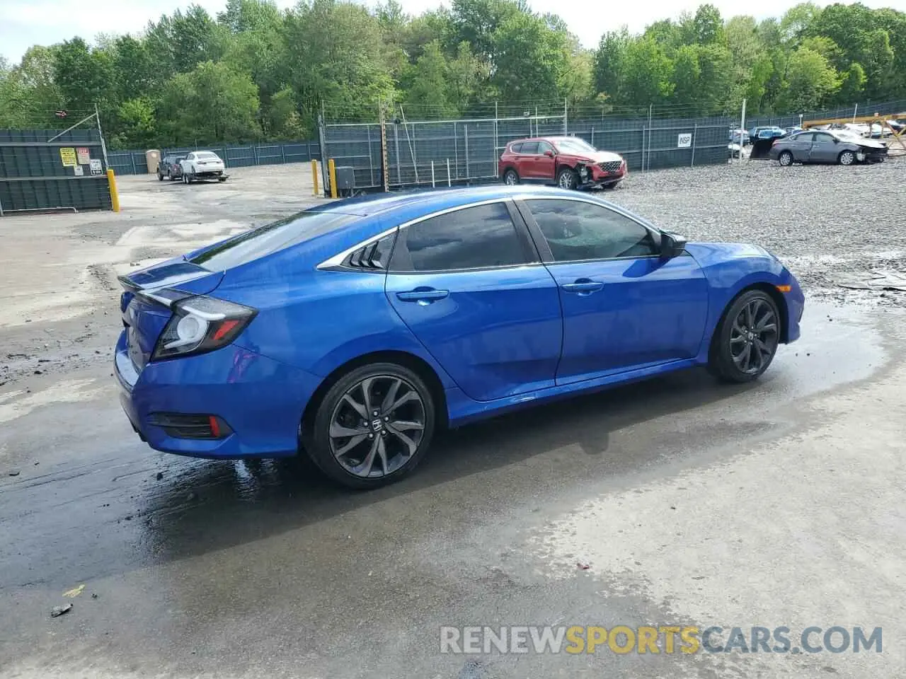 3 Photograph of a damaged car 2HGFC2F88LH514528 HONDA CIVIC 2020