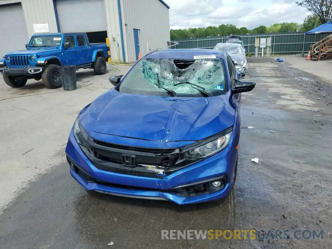 5 Photograph of a damaged car 2HGFC2F88LH514528 HONDA CIVIC 2020