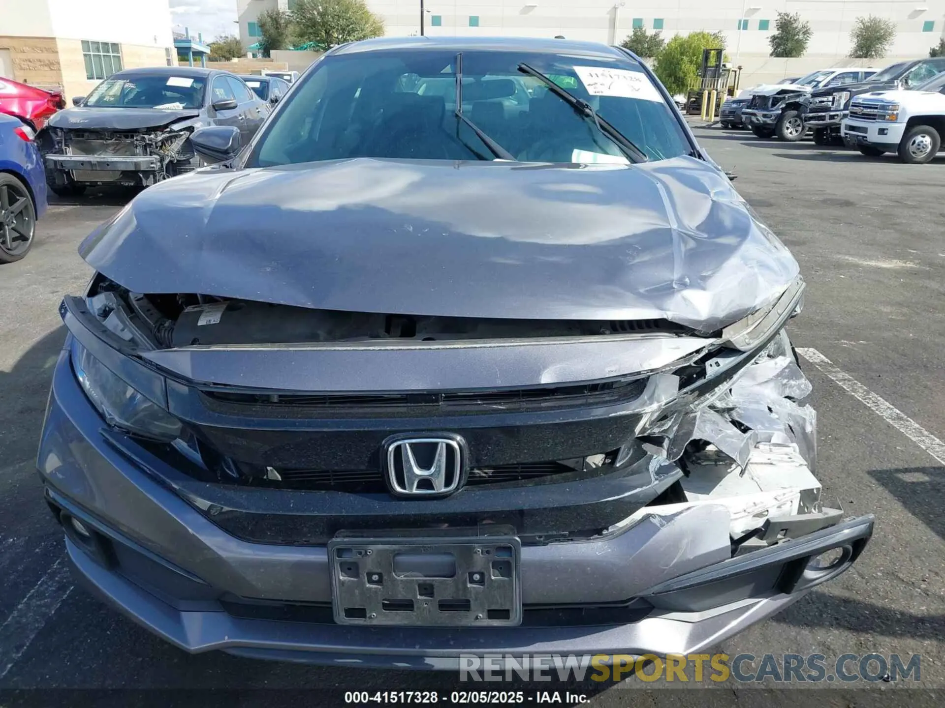 11 Photograph of a damaged car 2HGFC2F88LH524055 HONDA CIVIC 2020