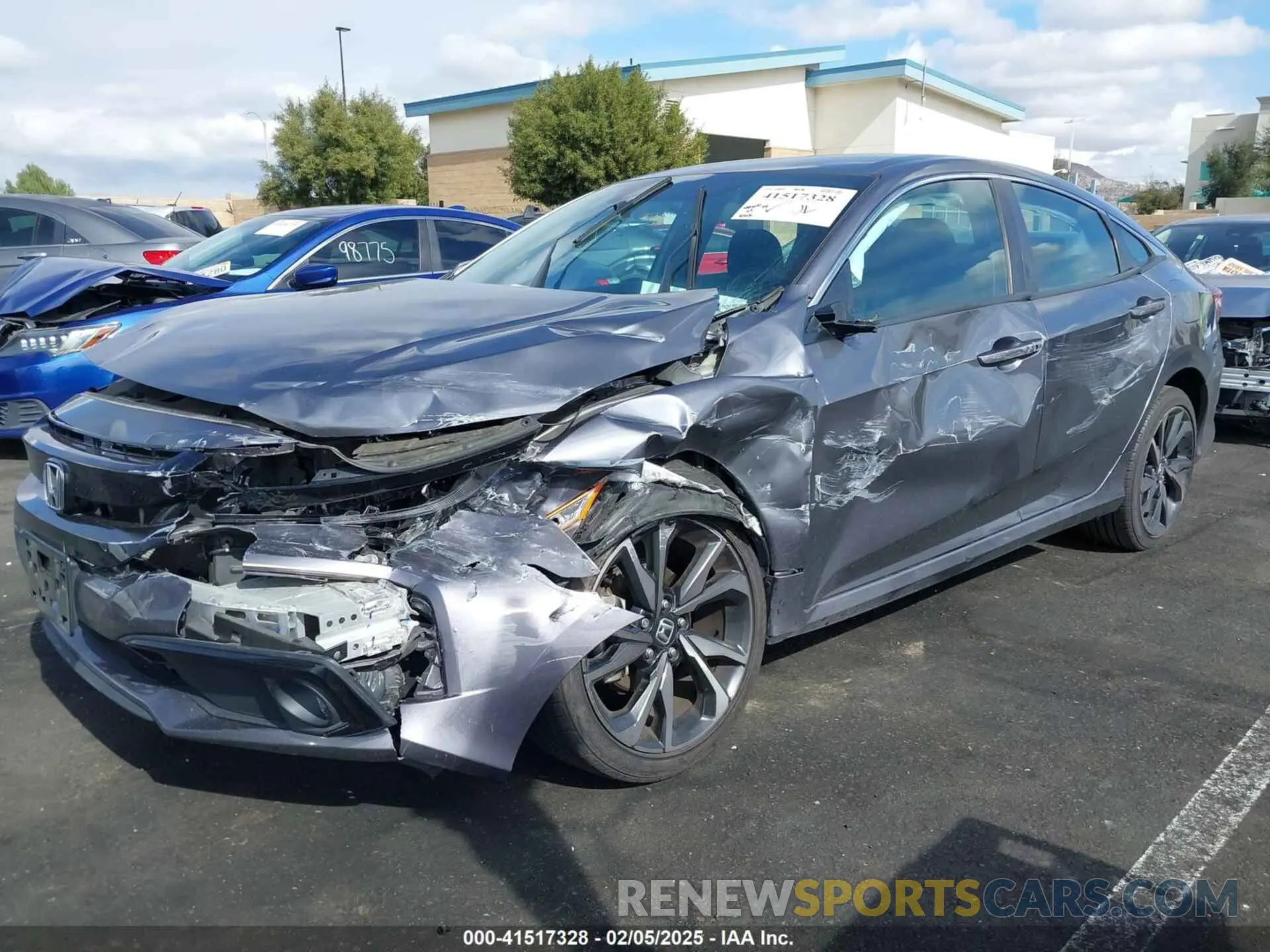 2 Photograph of a damaged car 2HGFC2F88LH524055 HONDA CIVIC 2020