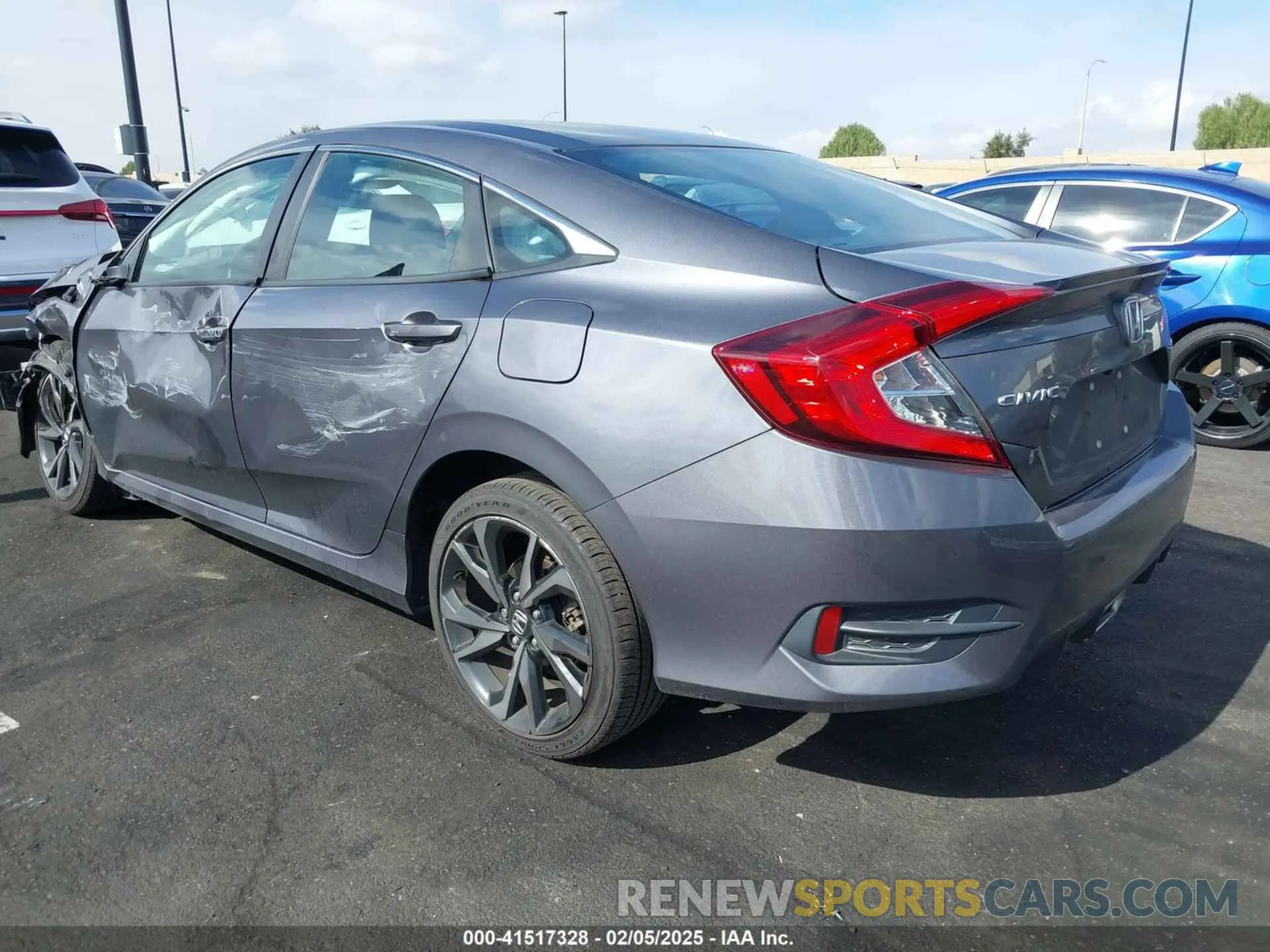 3 Photograph of a damaged car 2HGFC2F88LH524055 HONDA CIVIC 2020