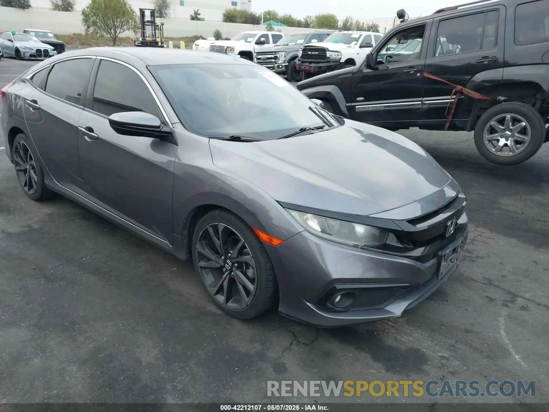 1 Photograph of a damaged car 2HGFC2F88LH540689 HONDA CIVIC 2020