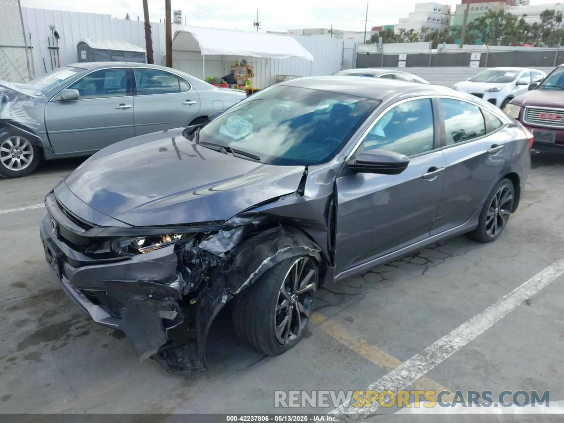 2 Photograph of a damaged car 2HGFC2F88LH545116 HONDA CIVIC 2020
