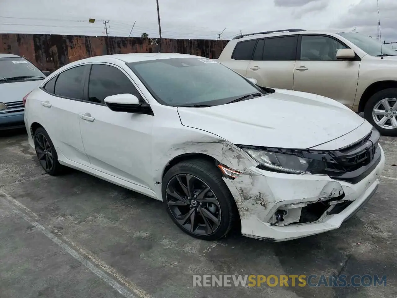 4 Photograph of a damaged car 2HGFC2F88LH552986 HONDA CIVIC 2020