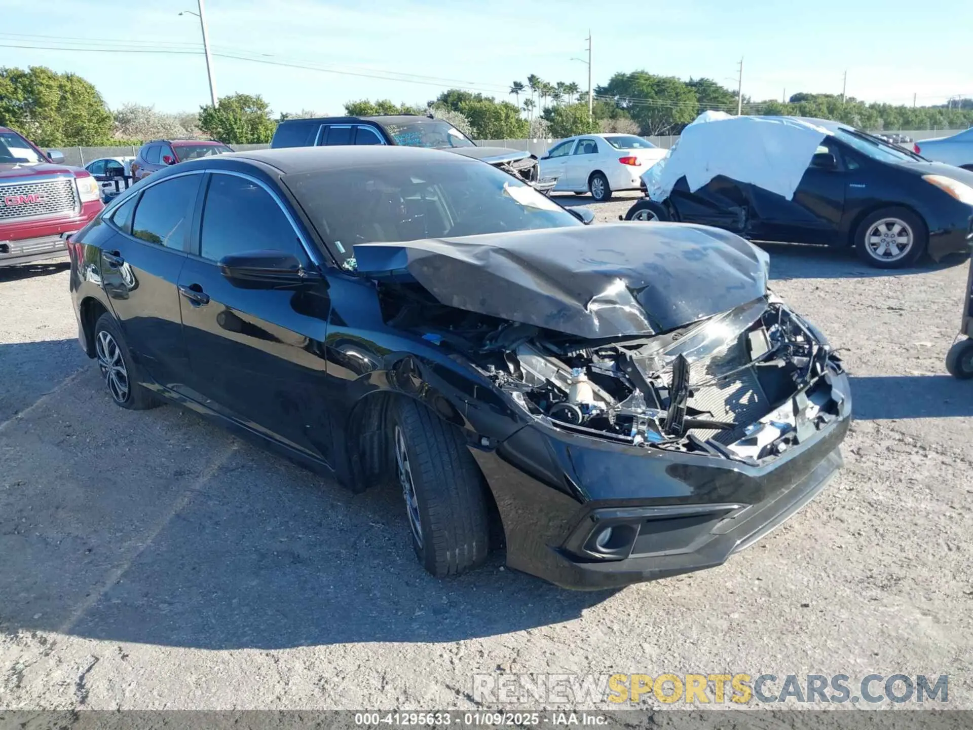 1 Photograph of a damaged car 2HGFC2F88LH556472 HONDA CIVIC 2020