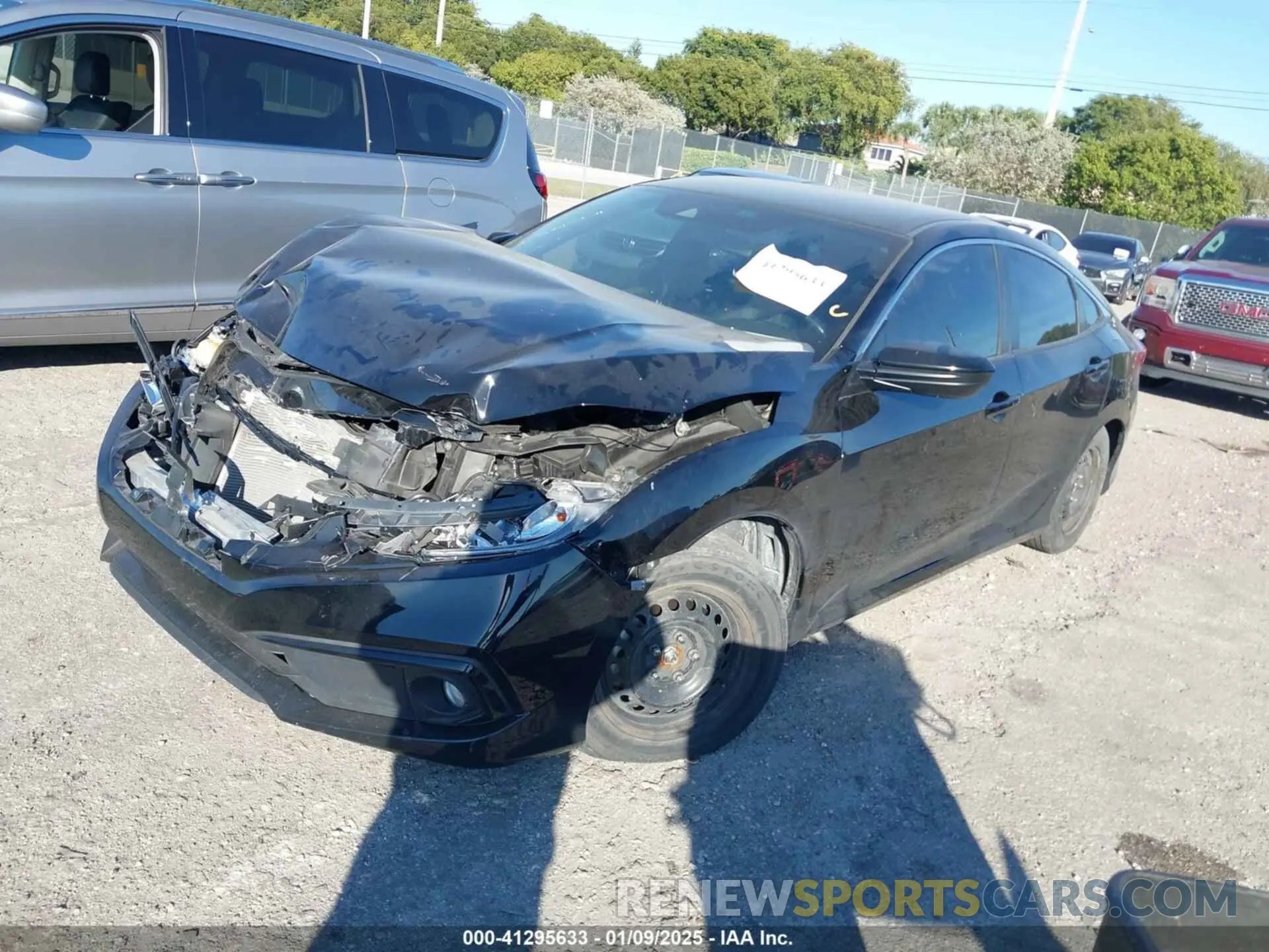 2 Photograph of a damaged car 2HGFC2F88LH556472 HONDA CIVIC 2020