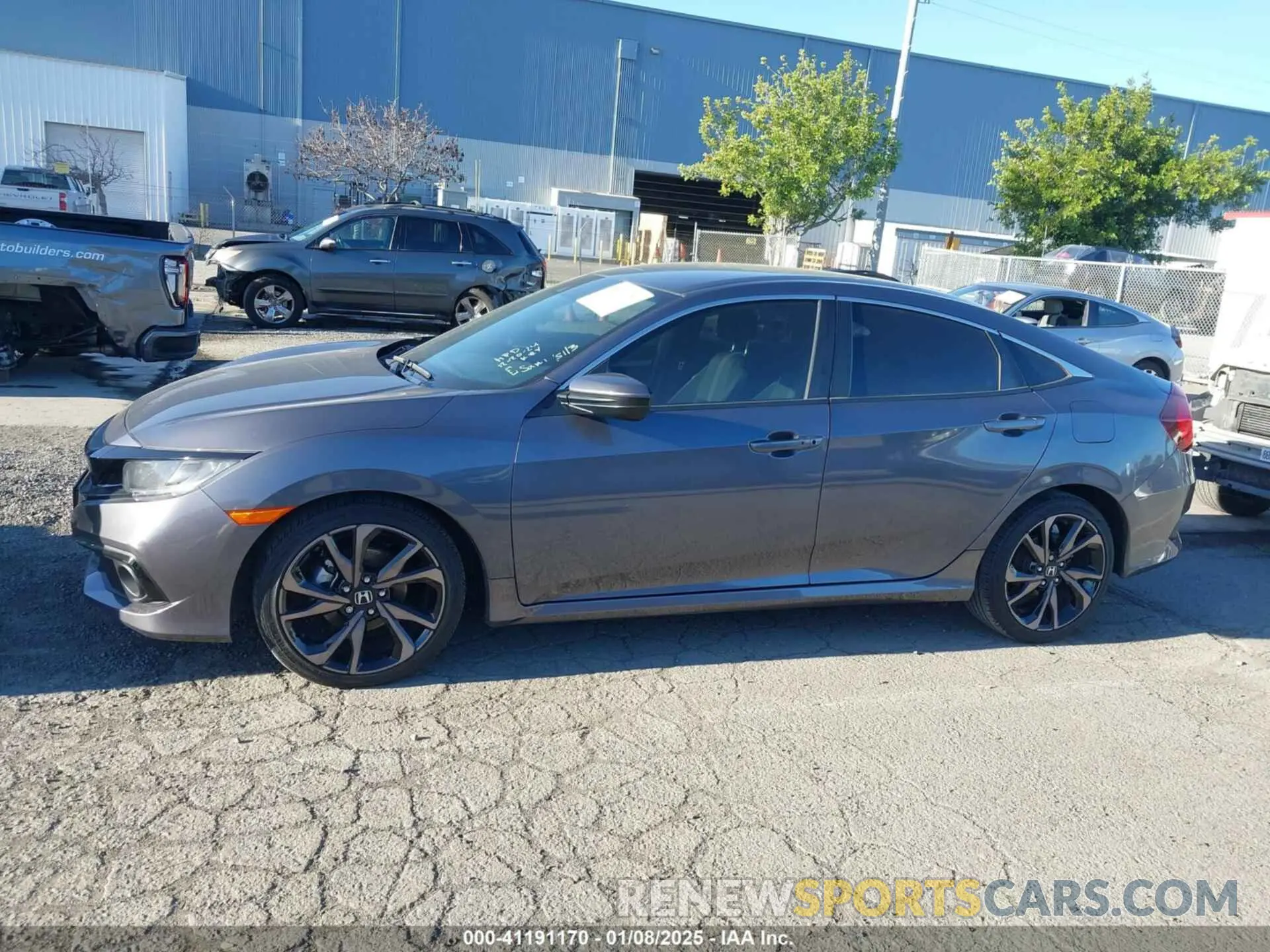 14 Photograph of a damaged car 2HGFC2F88LH558691 HONDA CIVIC 2020