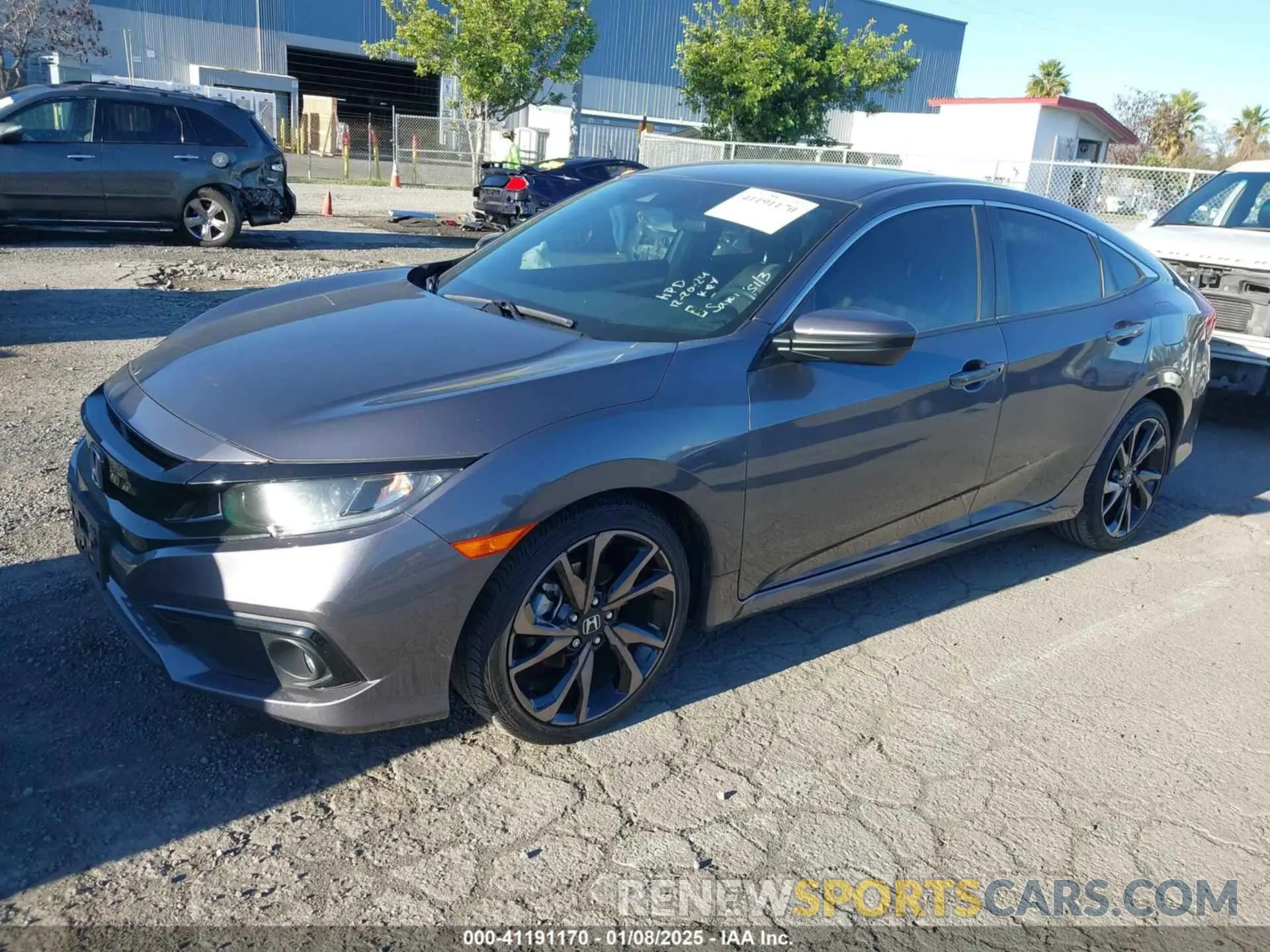 2 Photograph of a damaged car 2HGFC2F88LH558691 HONDA CIVIC 2020