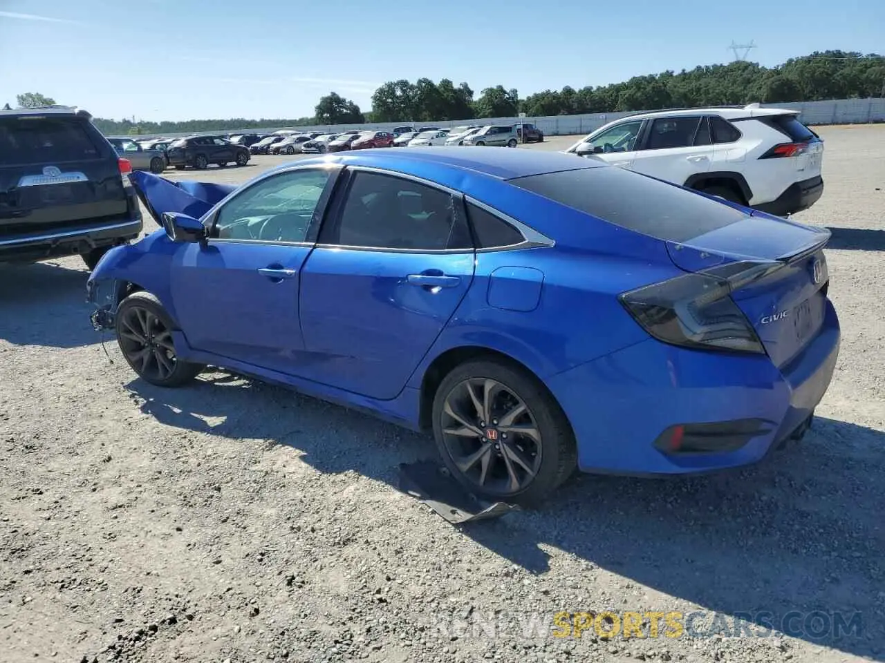 2 Photograph of a damaged car 2HGFC2F88LH559078 HONDA CIVIC 2020