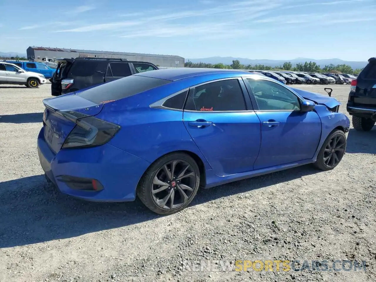 3 Photograph of a damaged car 2HGFC2F88LH559078 HONDA CIVIC 2020