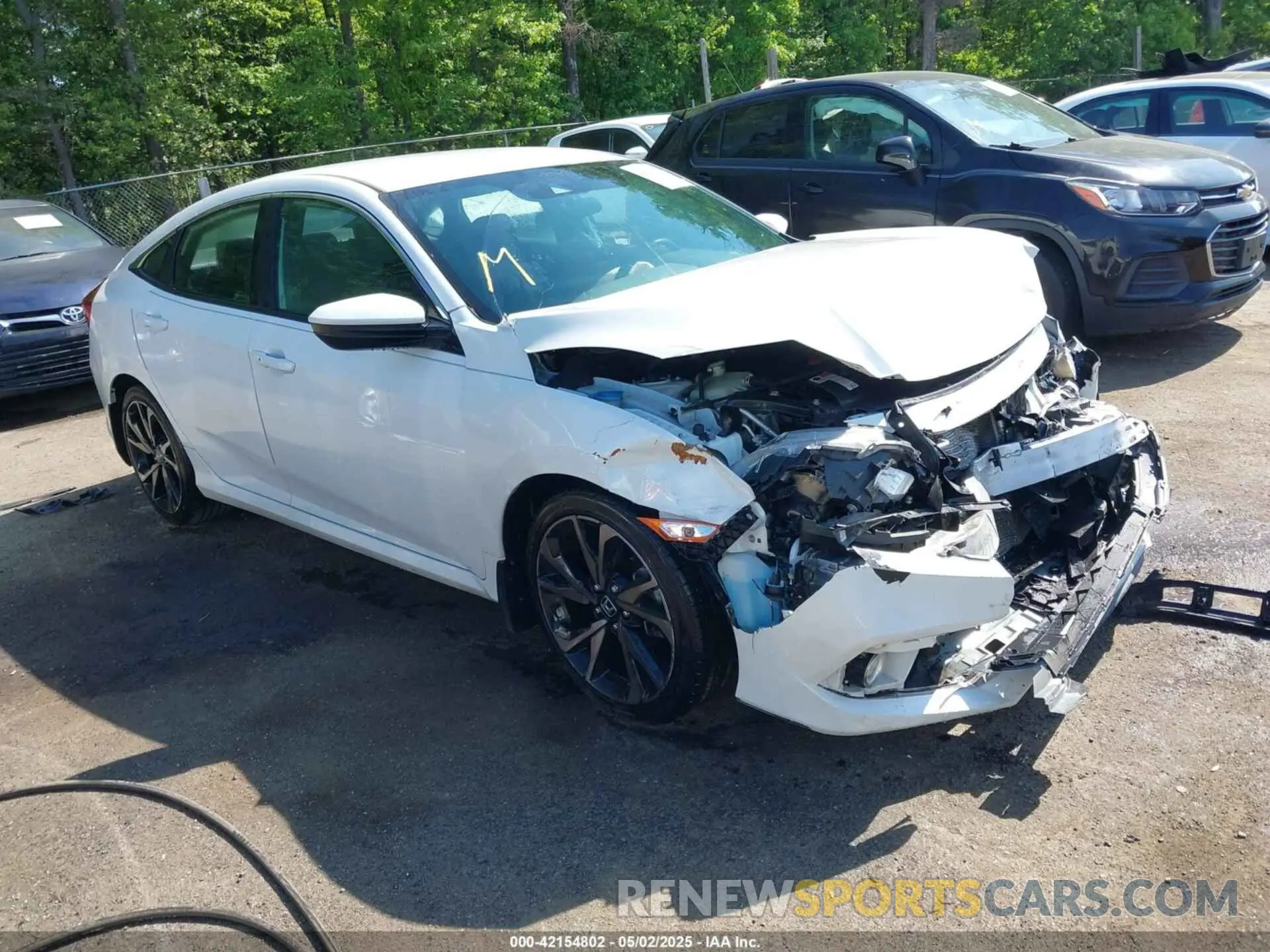 1 Photograph of a damaged car 2HGFC2F88LH579525 HONDA CIVIC 2020