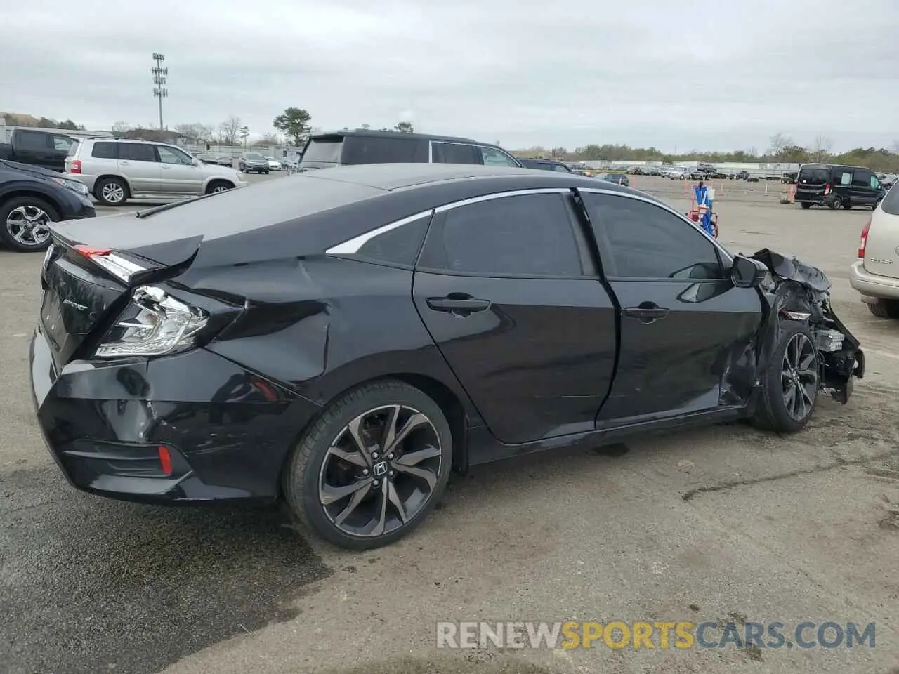 3 Photograph of a damaged car 2HGFC2F88LH587821 HONDA CIVIC 2020