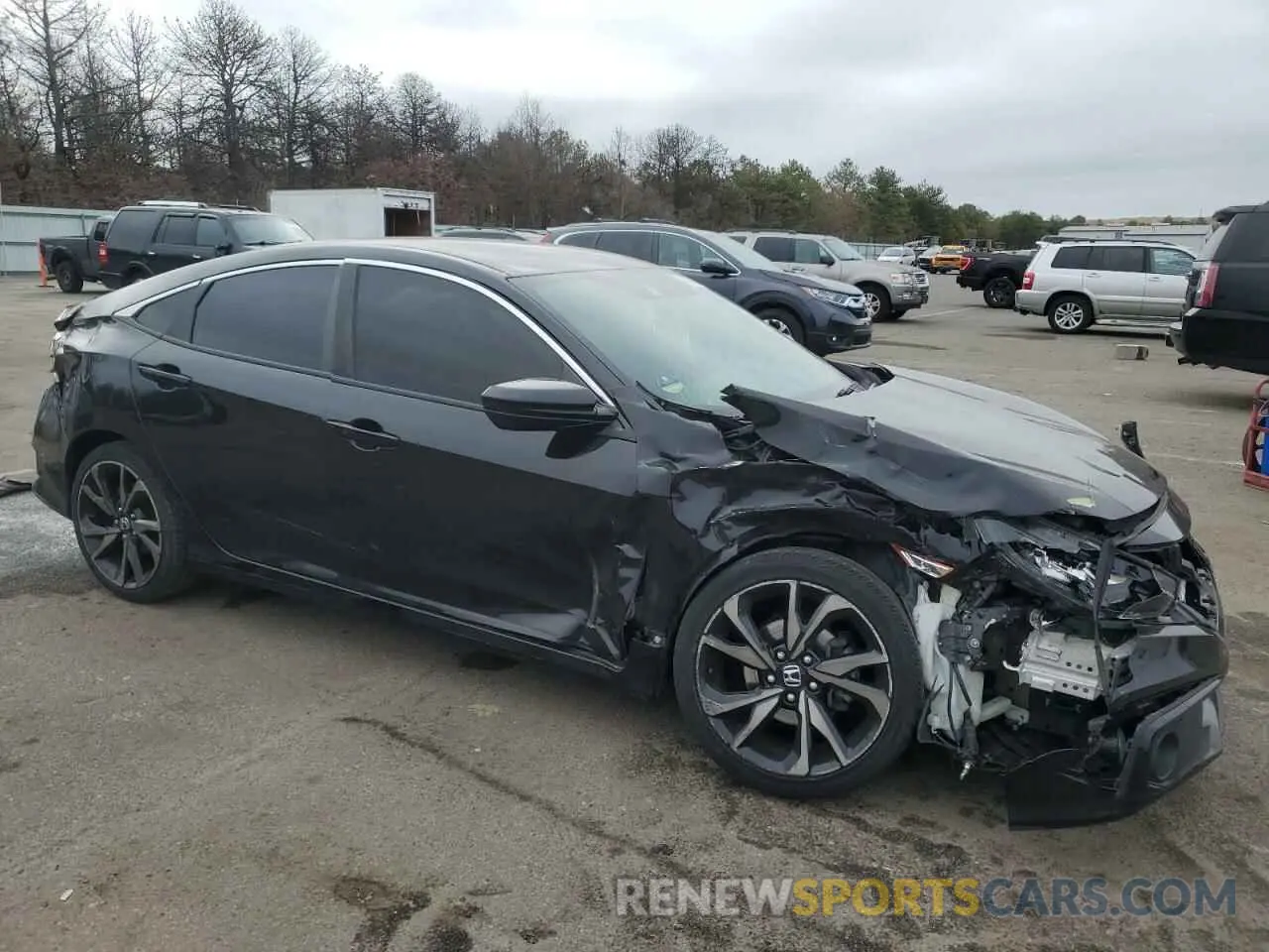 4 Photograph of a damaged car 2HGFC2F88LH587821 HONDA CIVIC 2020