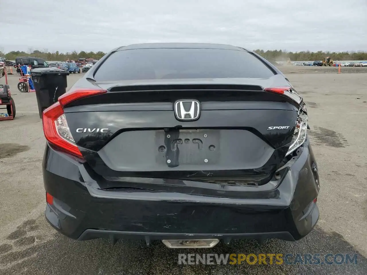 6 Photograph of a damaged car 2HGFC2F88LH587821 HONDA CIVIC 2020